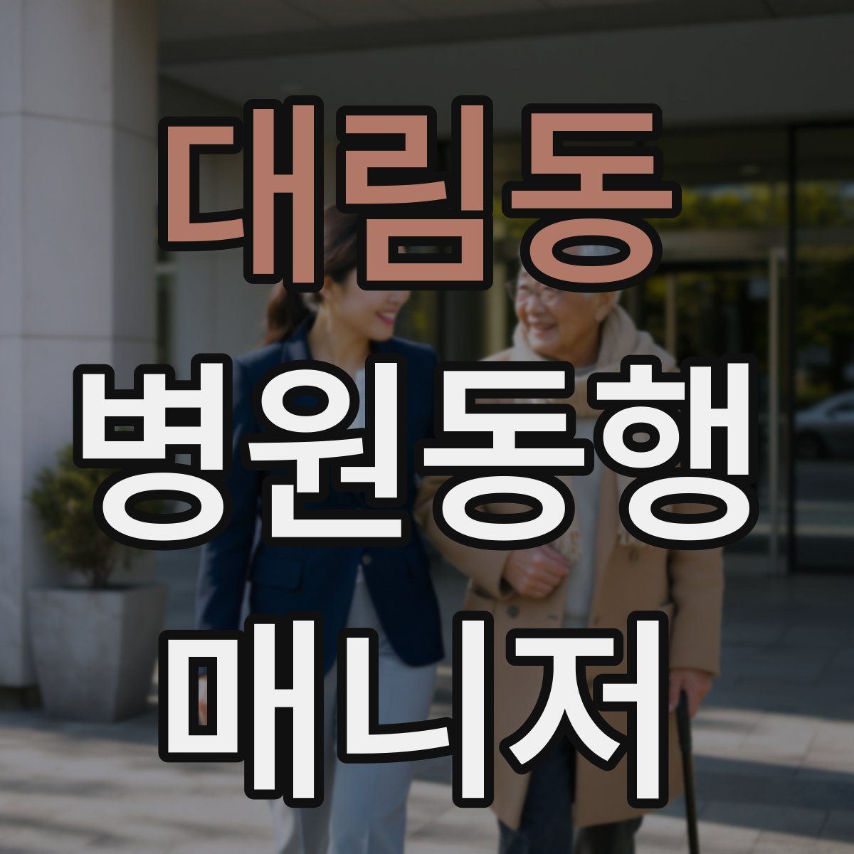 대림동 병원동행매니저 자격증