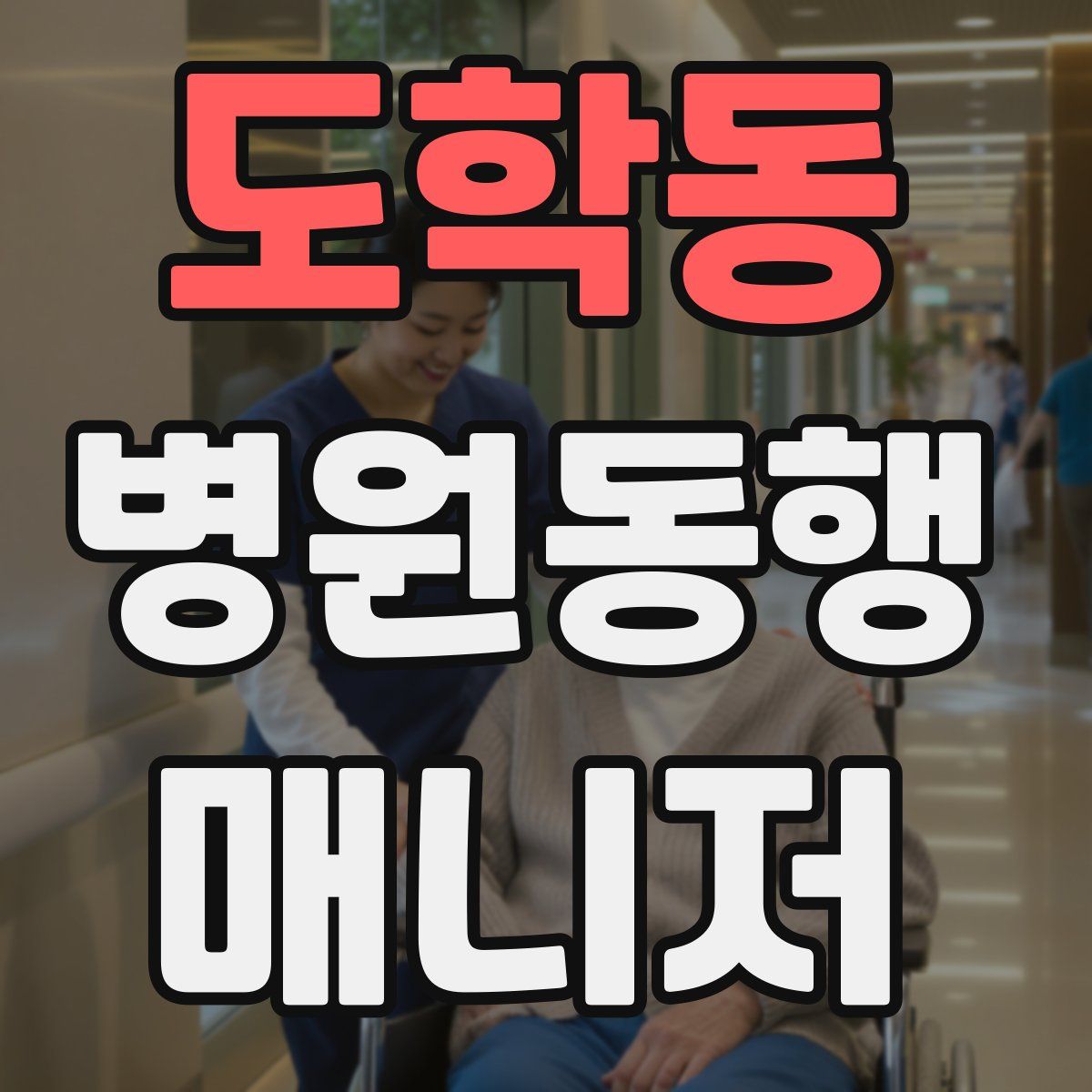 도학동 병원동행매니저 자격증