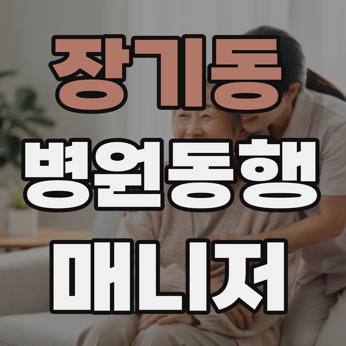 장기동 병원동행매니저 자격증