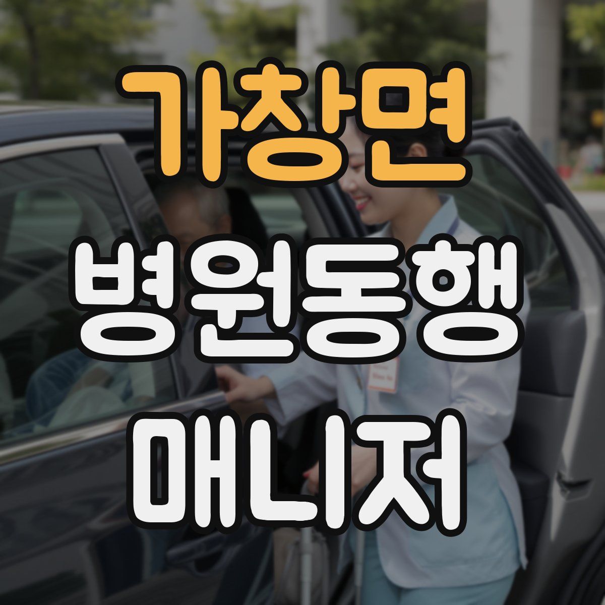 가창면 병원동행매니저 자격증