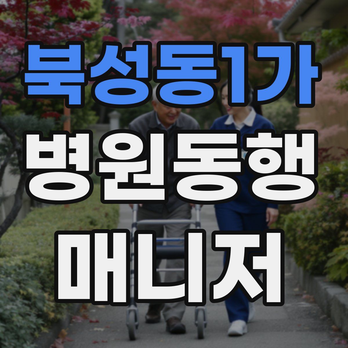 북성동1가 병원동행매니저 자격증