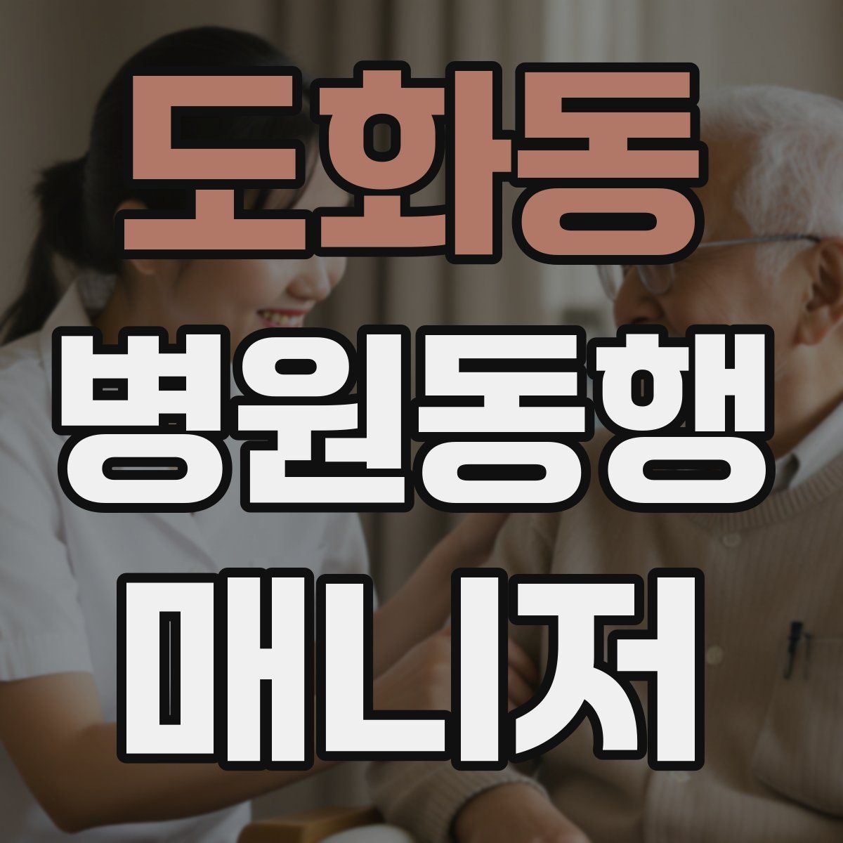 도화동 병원동행매니저 자격증