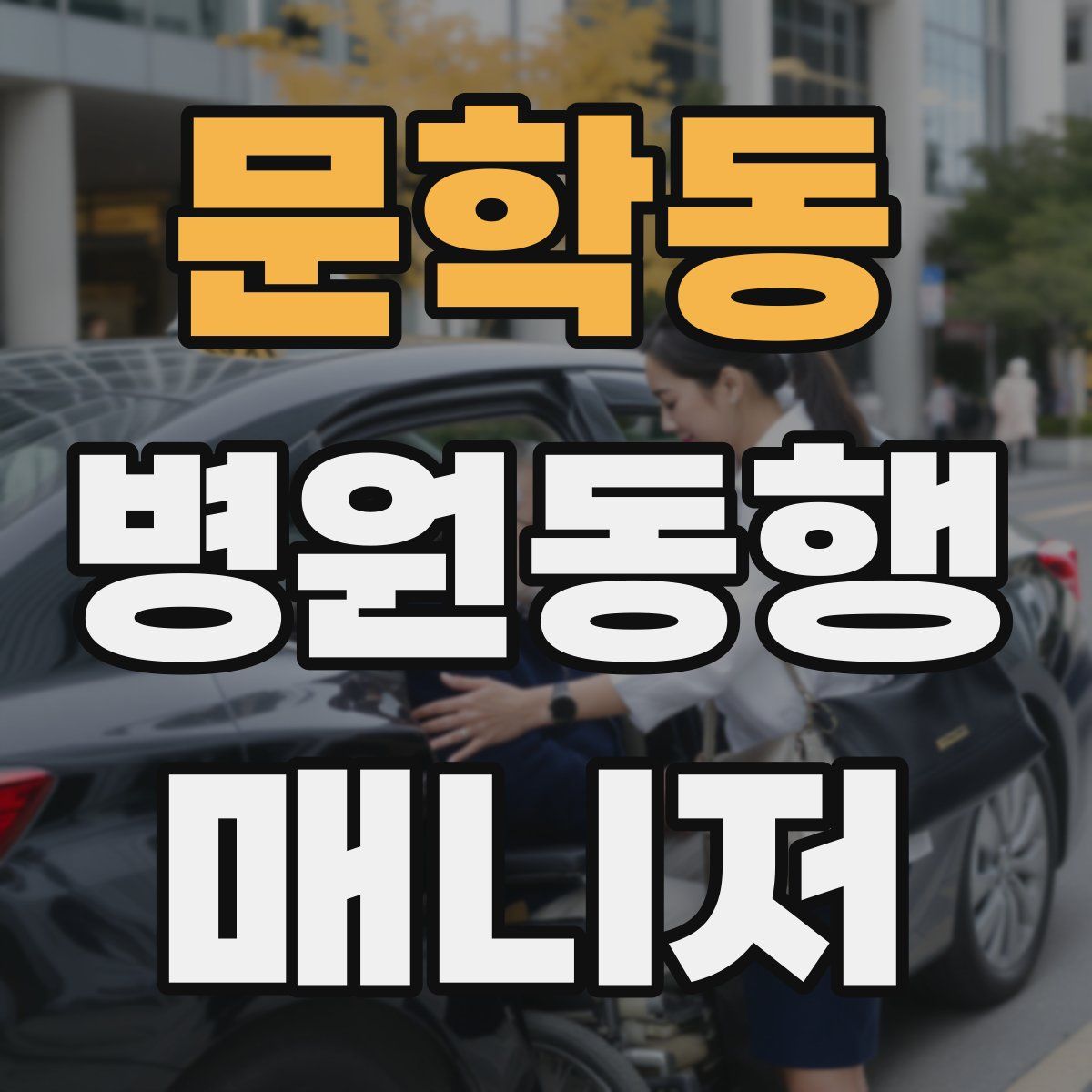 문학동 병원동행매니저 자격증