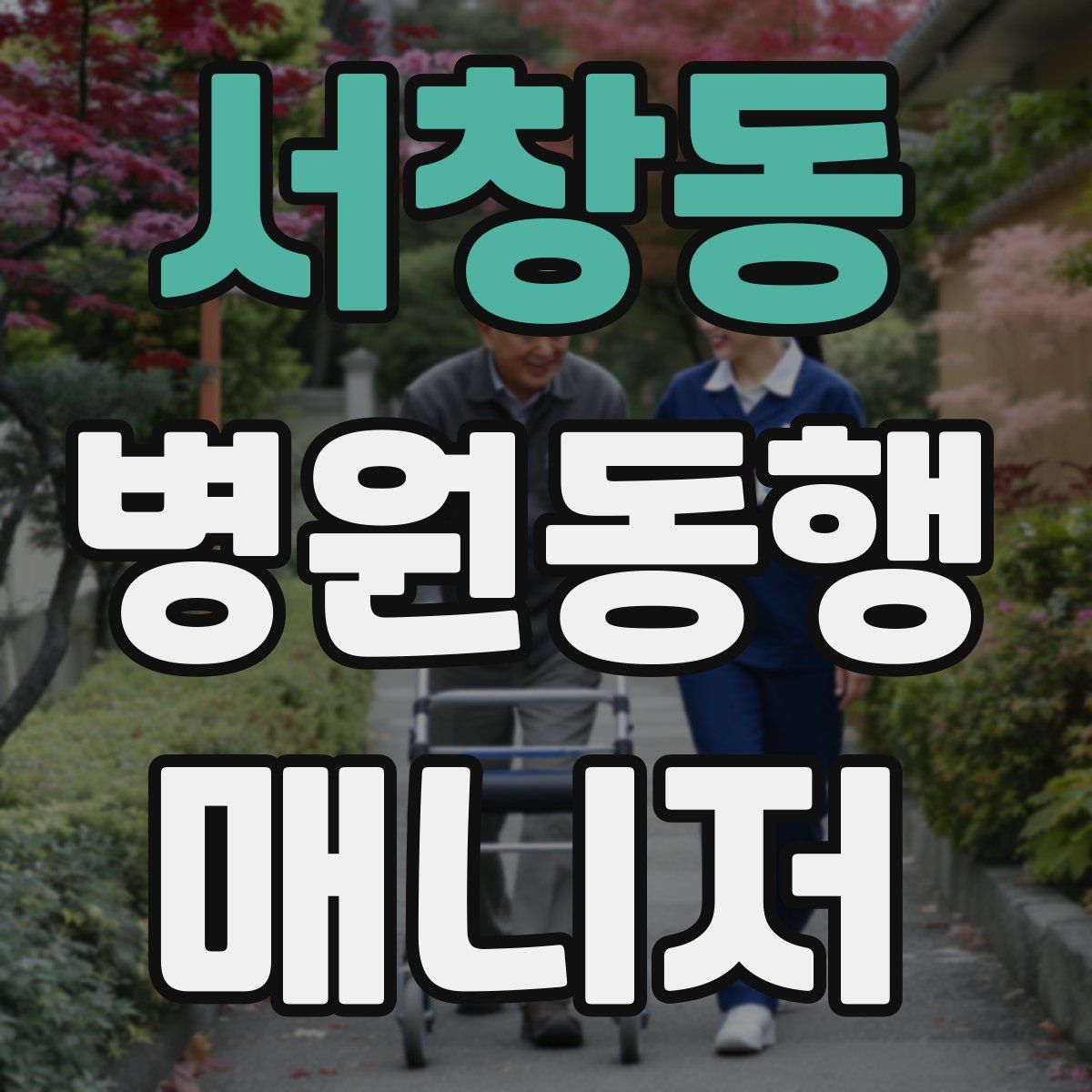 서창동 병원동행매니저 자격증