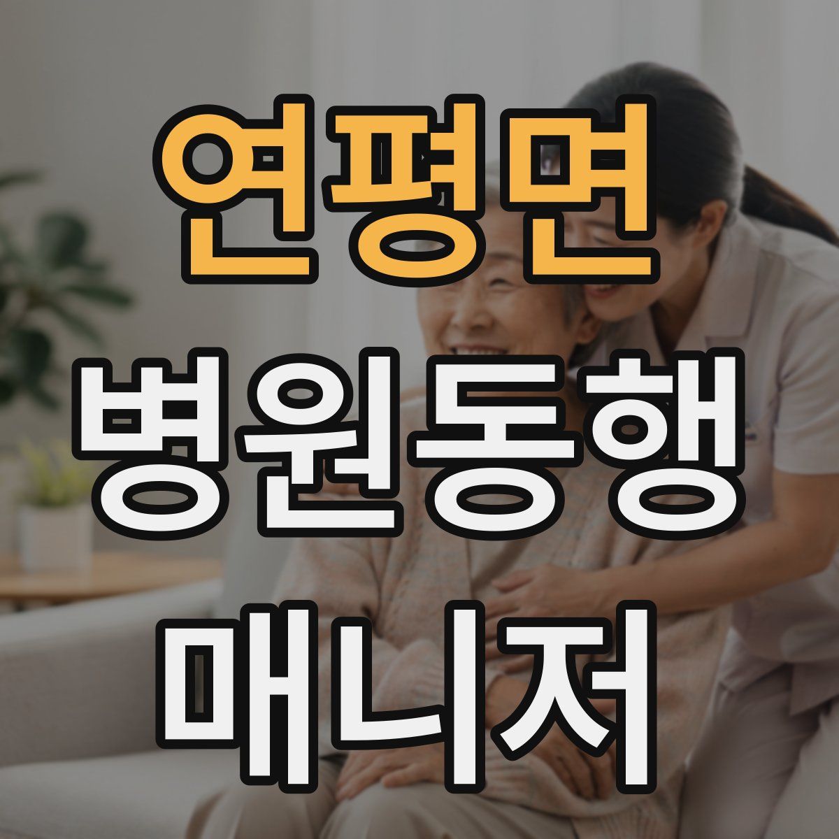 연평면 병원동행매니저 자격증