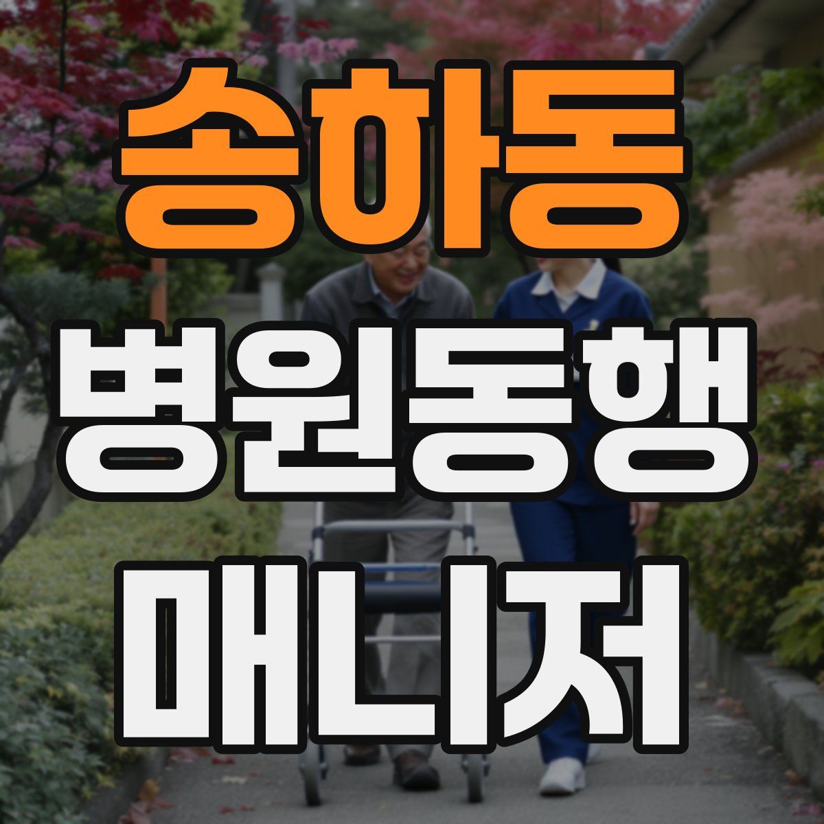 송하동 병원동행매니저 자격증