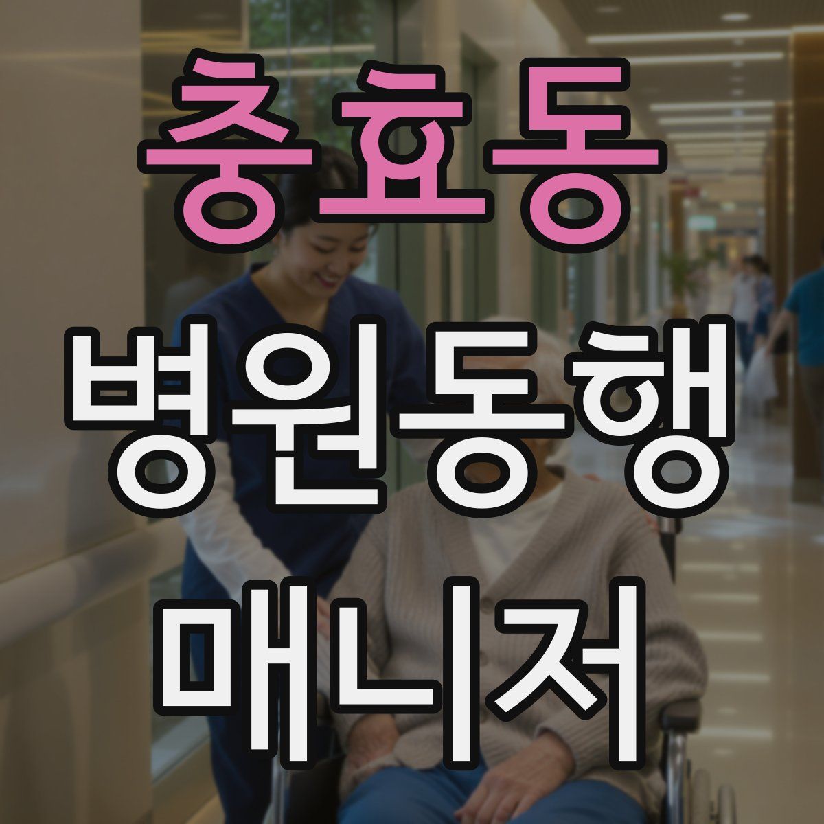 충효동 병원동행매니저 자격증