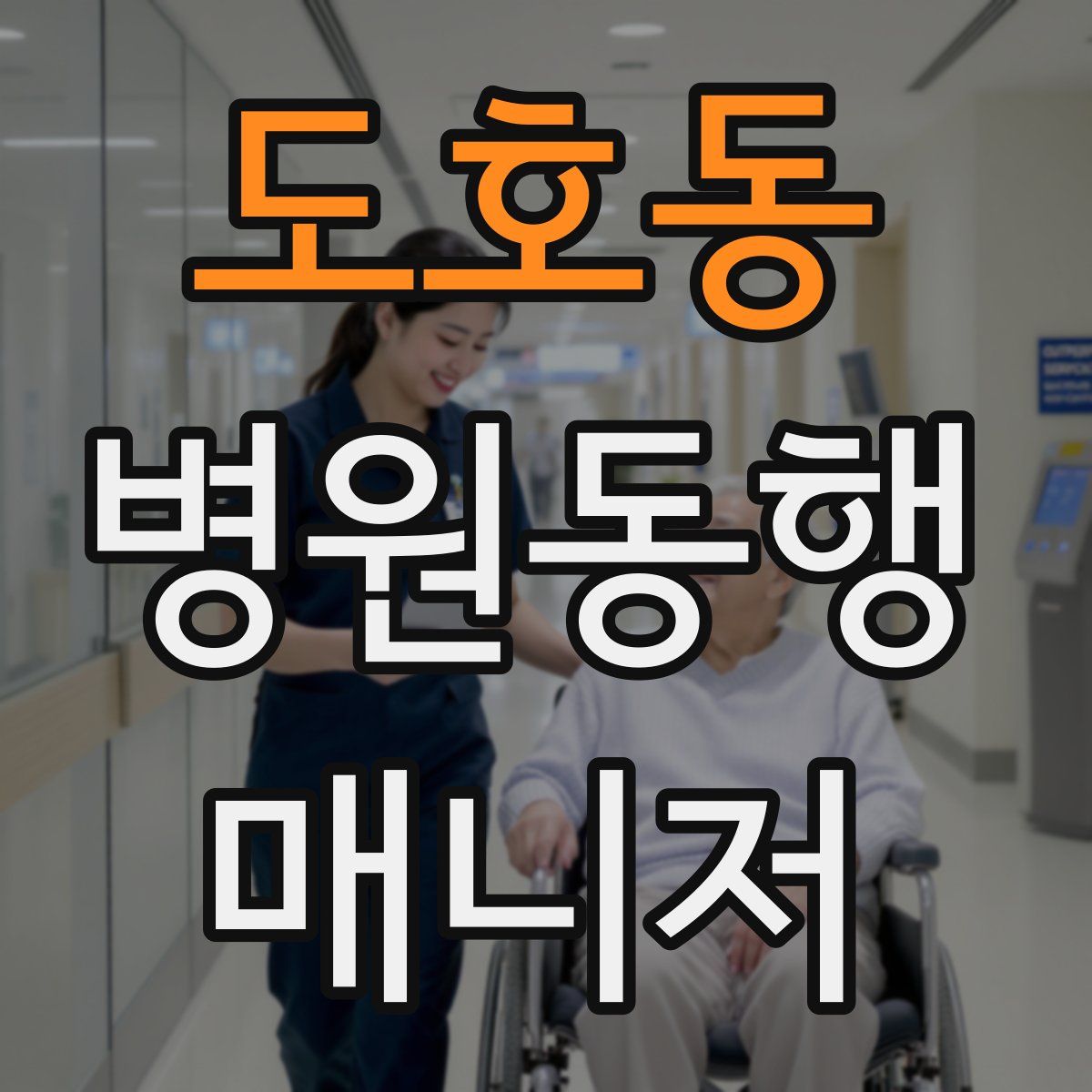 도호동 병원동행매니저 자격증