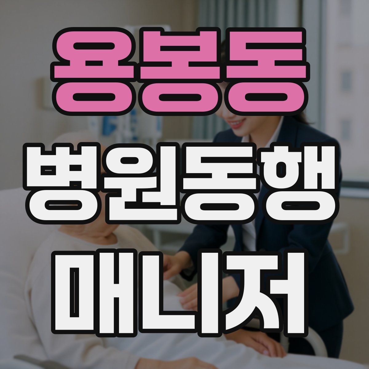 용봉동 병원동행매니저 자격증