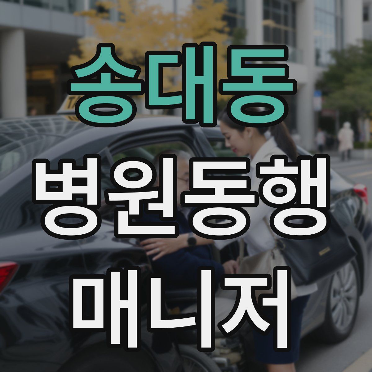 송대동 병원동행매니저 자격증