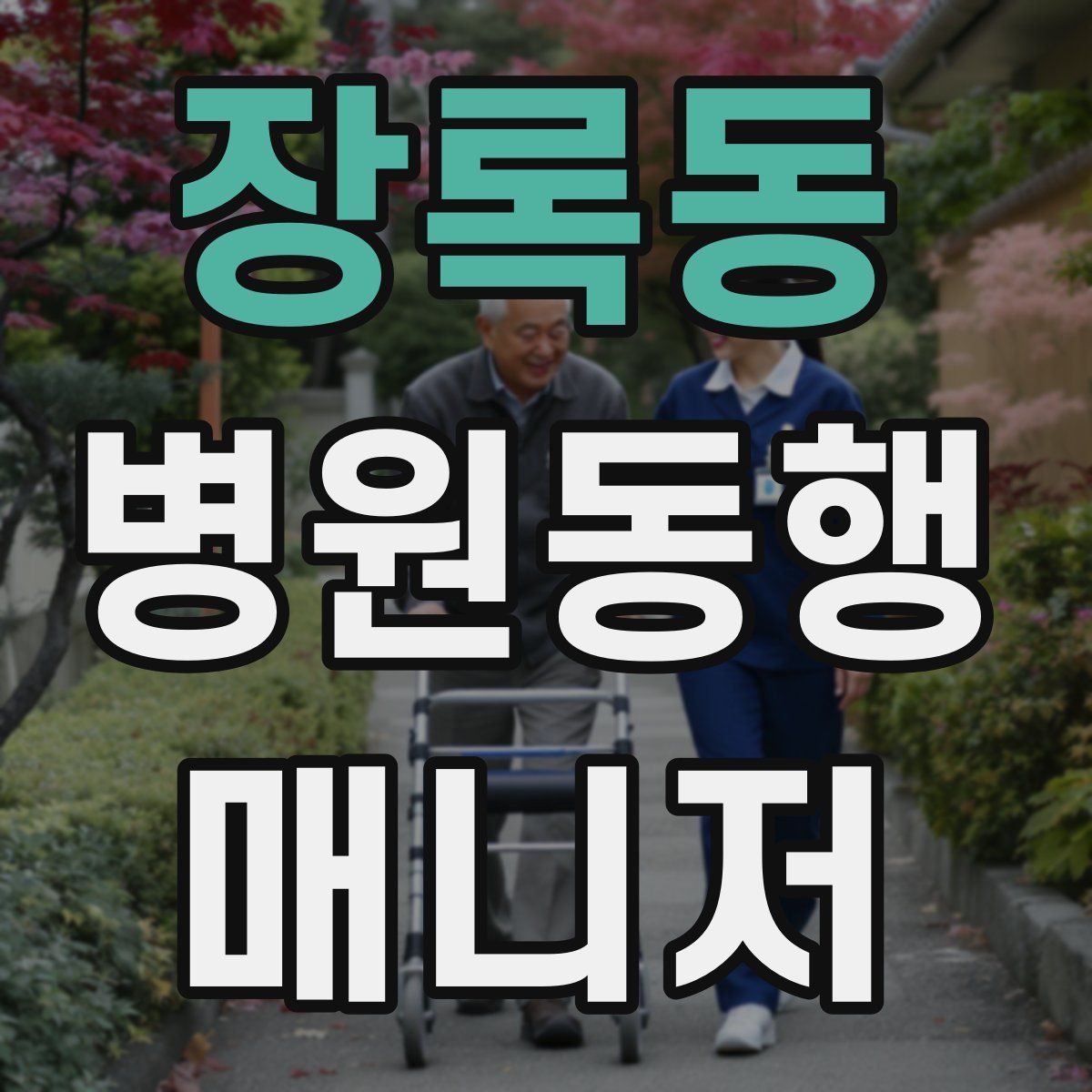 장록동 병원동행매니저 자격증