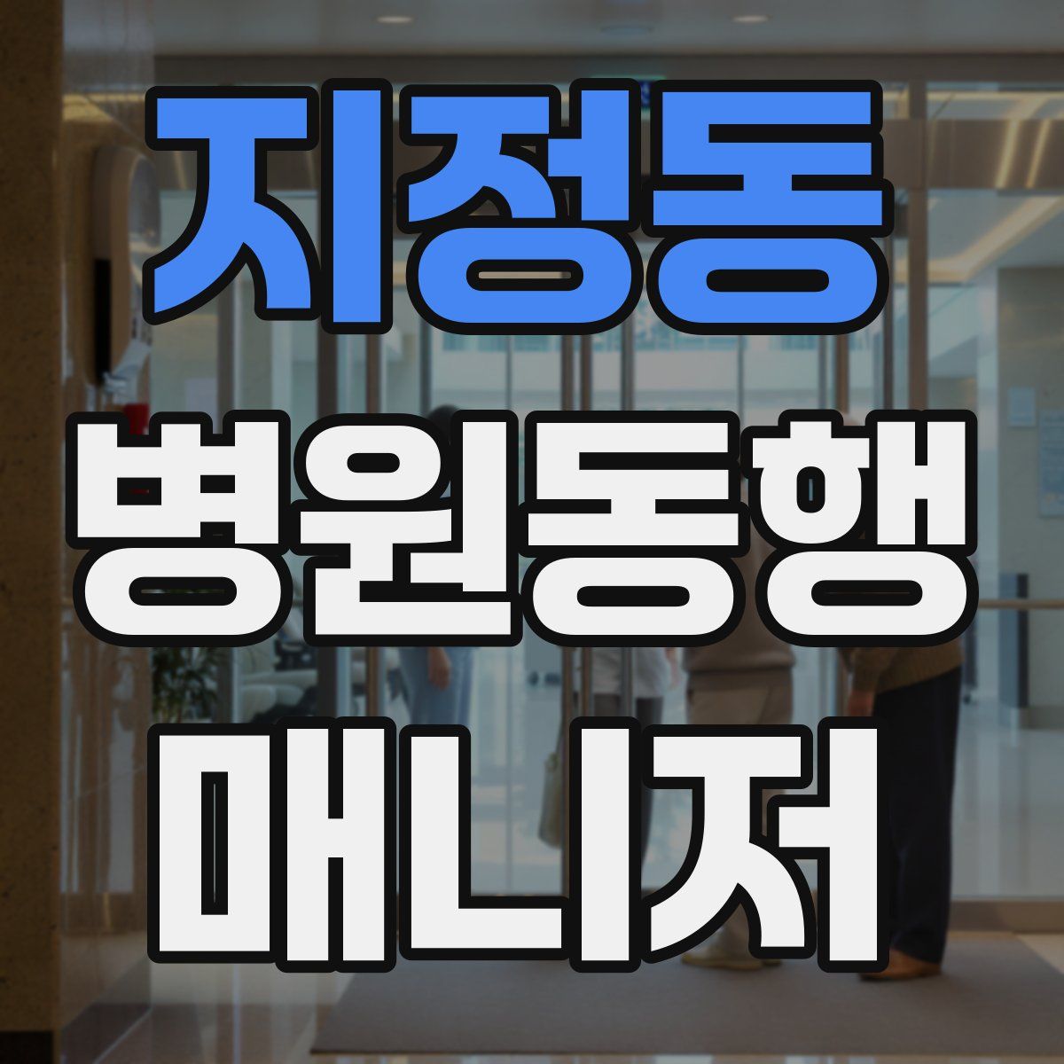 지정동 병원동행매니저 자격증