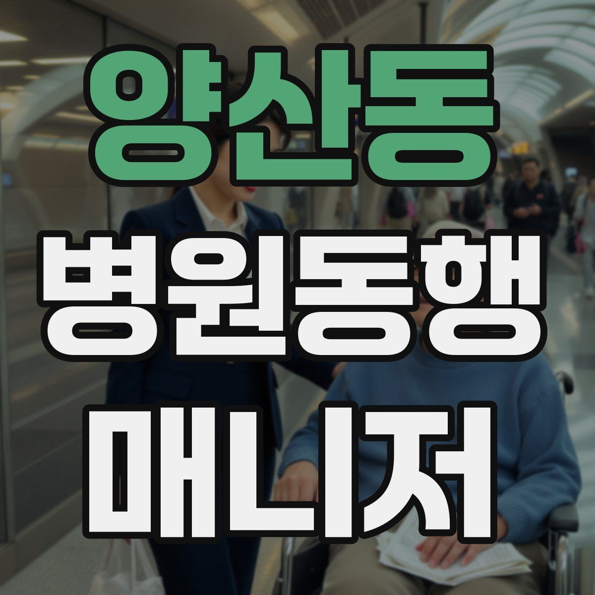 양산동 병원동행매니저 자격증