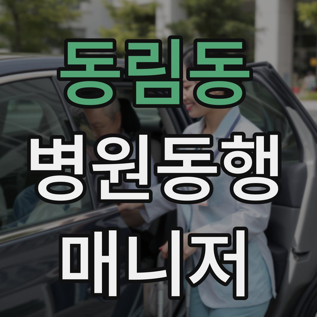 동림동 병원동행매니저 자격증