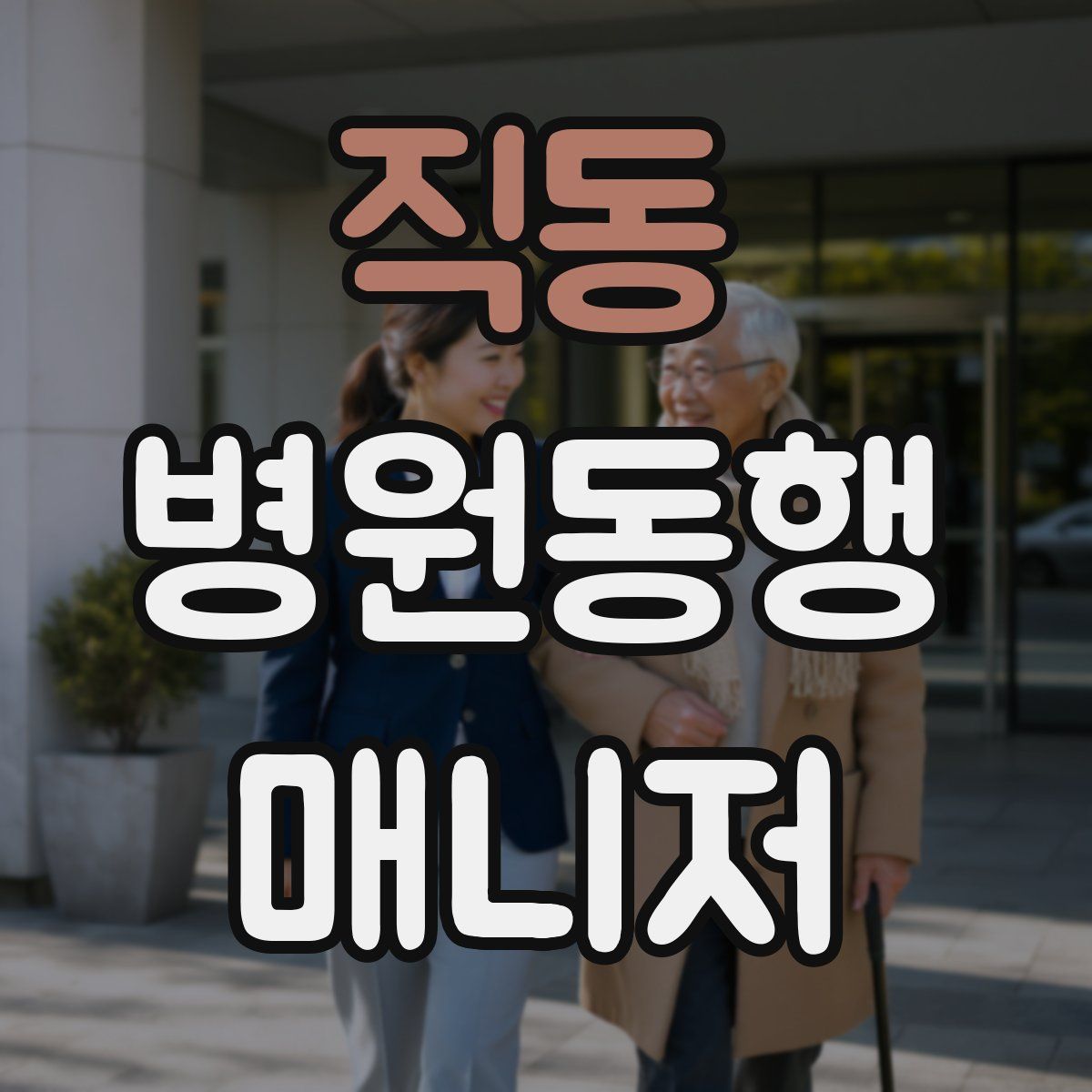 직동 병원동행매니저 자격증