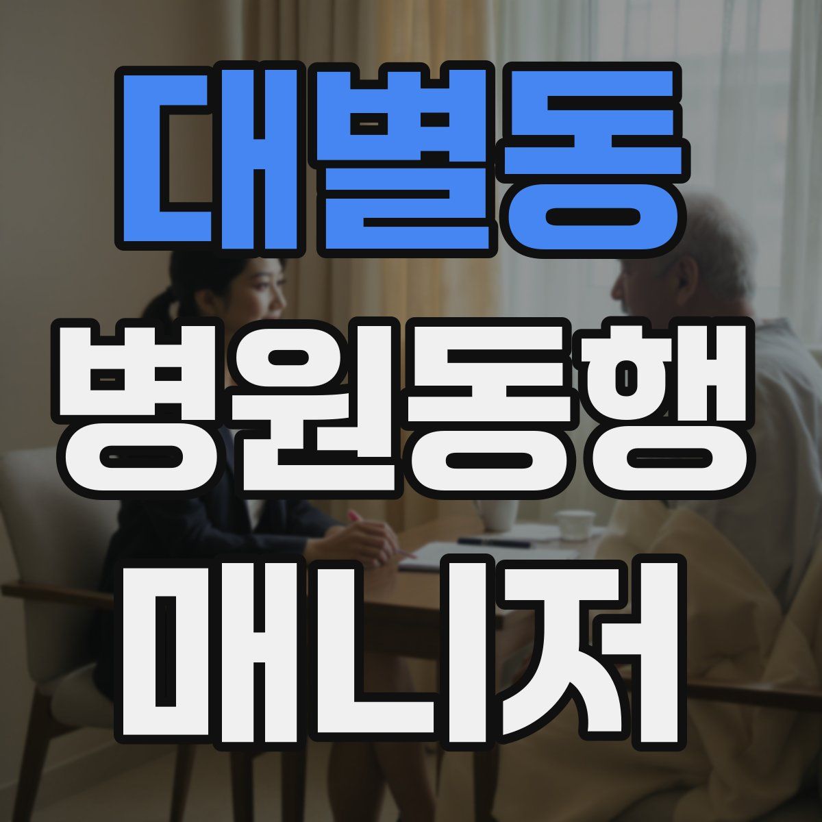 대별동 병원동행매니저 자격증