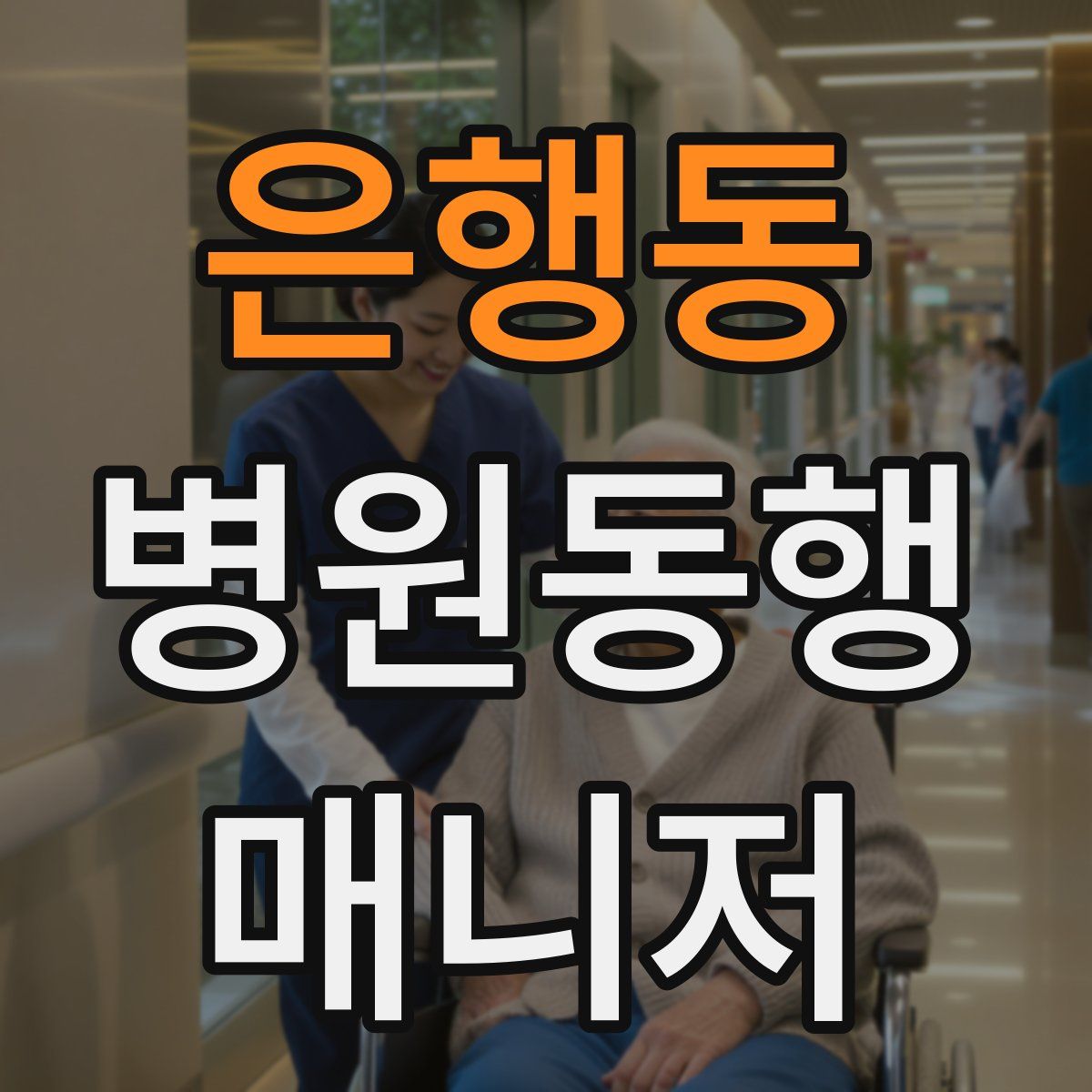 은행동 병원동행매니저 자격증