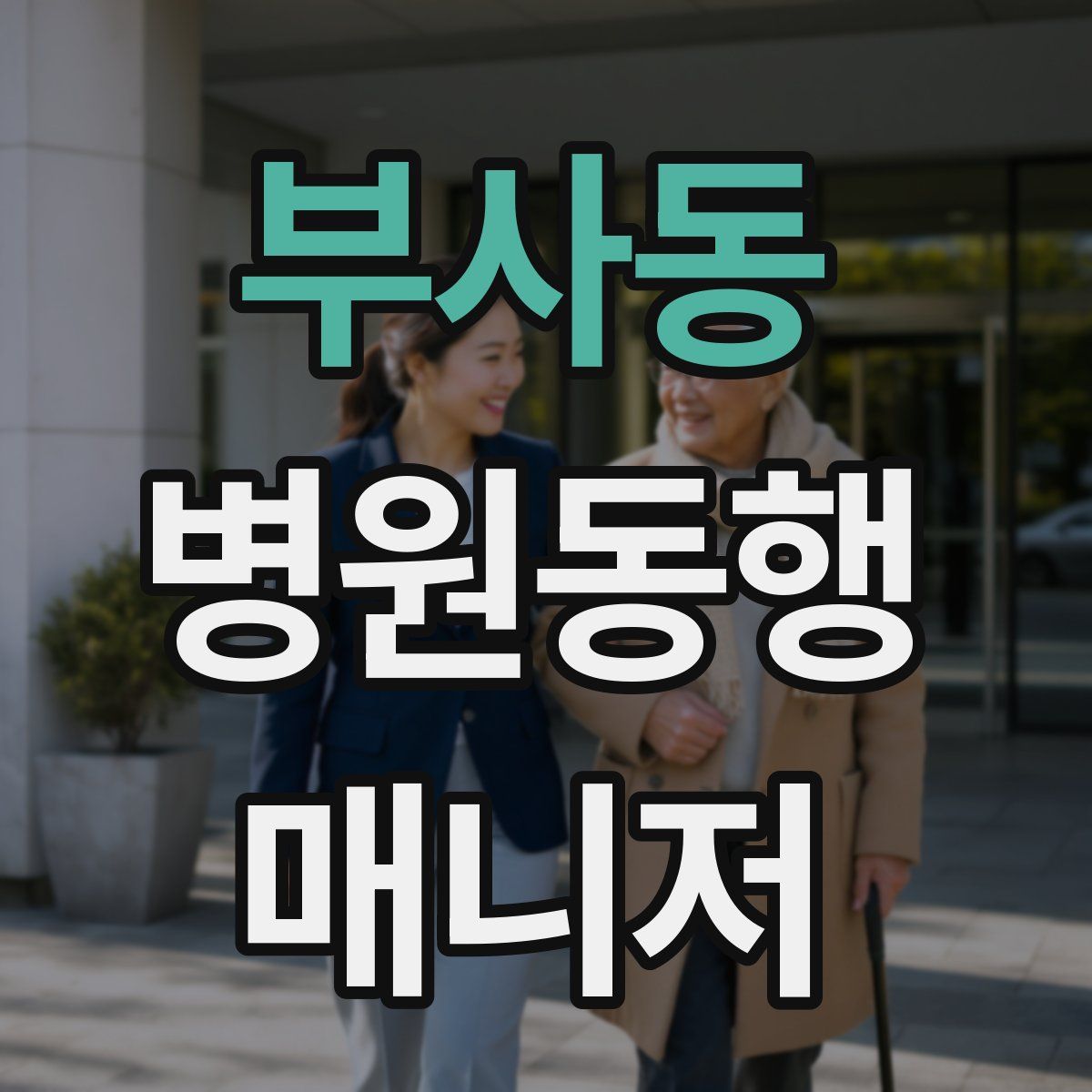 부사동 병원동행매니저 자격증