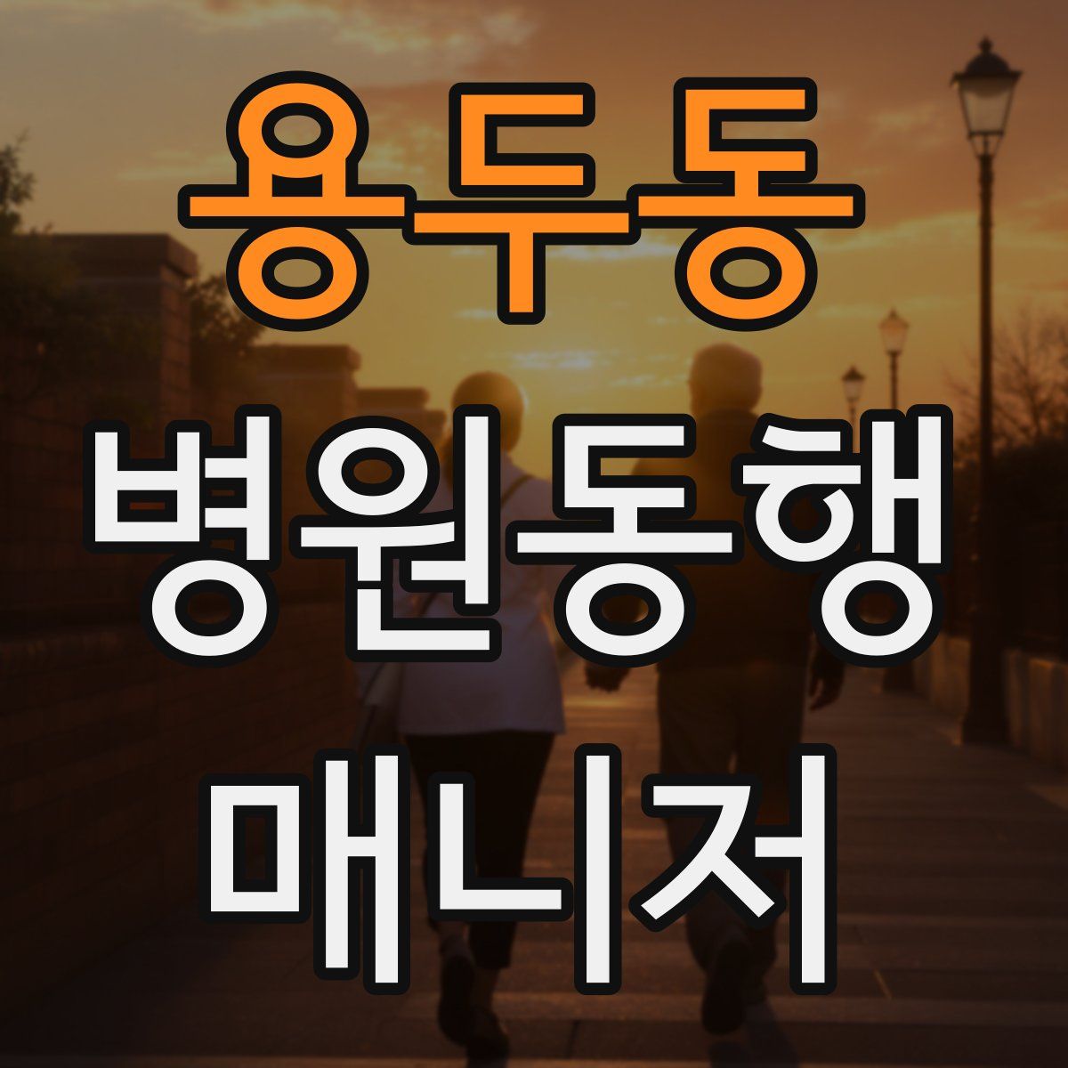용두동 병원동행매니저 자격증