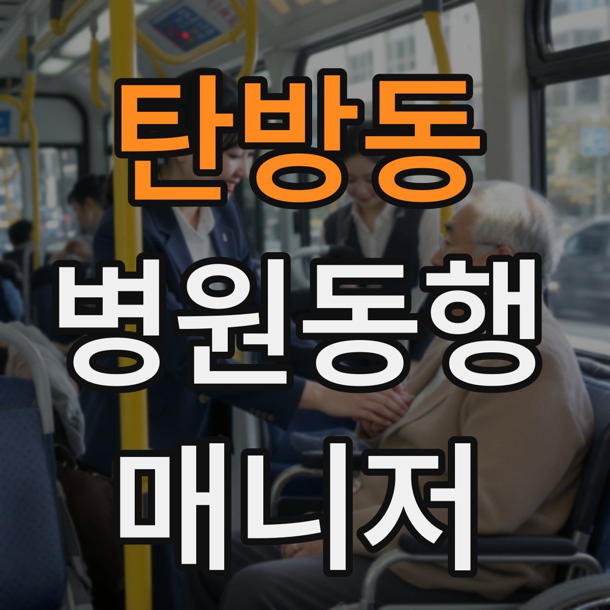 탄방동 병원동행매니저 자격증