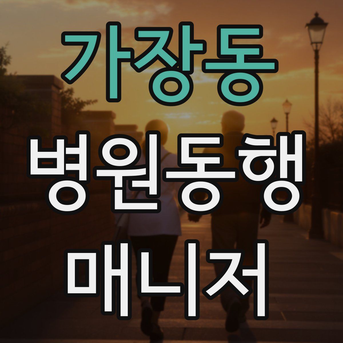 가장동 병원동행매니저 자격증