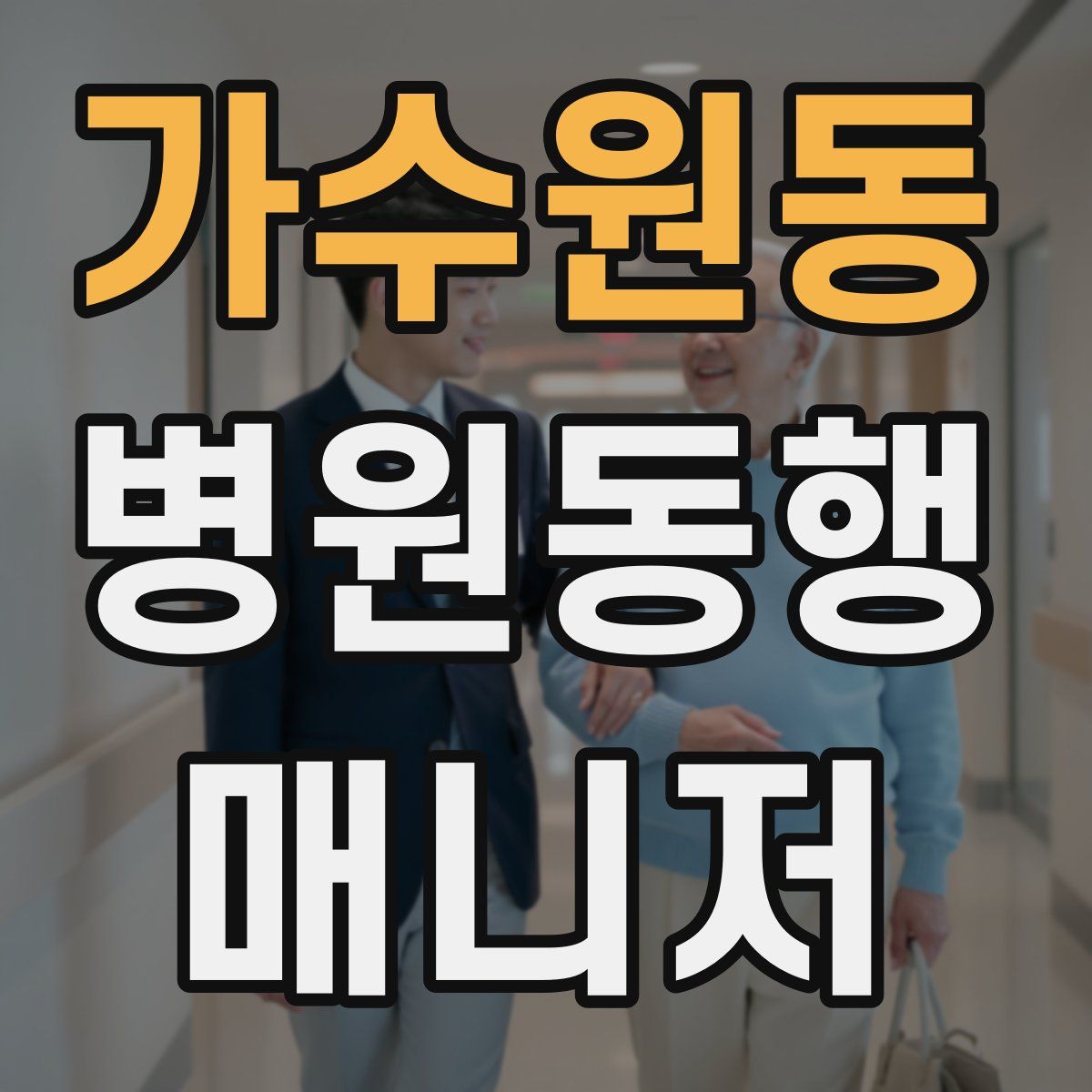 가수원동 병원동행매니저 자격증