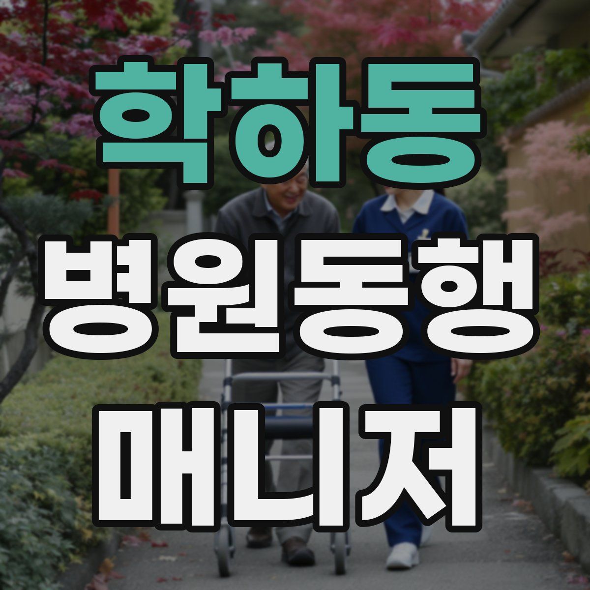 학하동 병원동행매니저 자격증