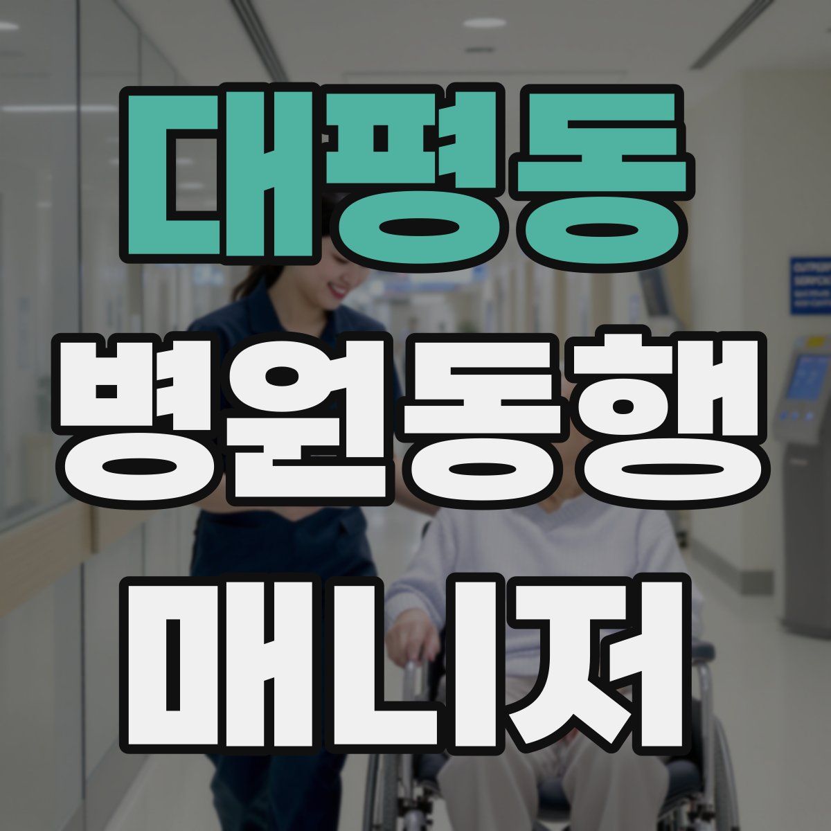 대평동 병원동행매니저 자격증