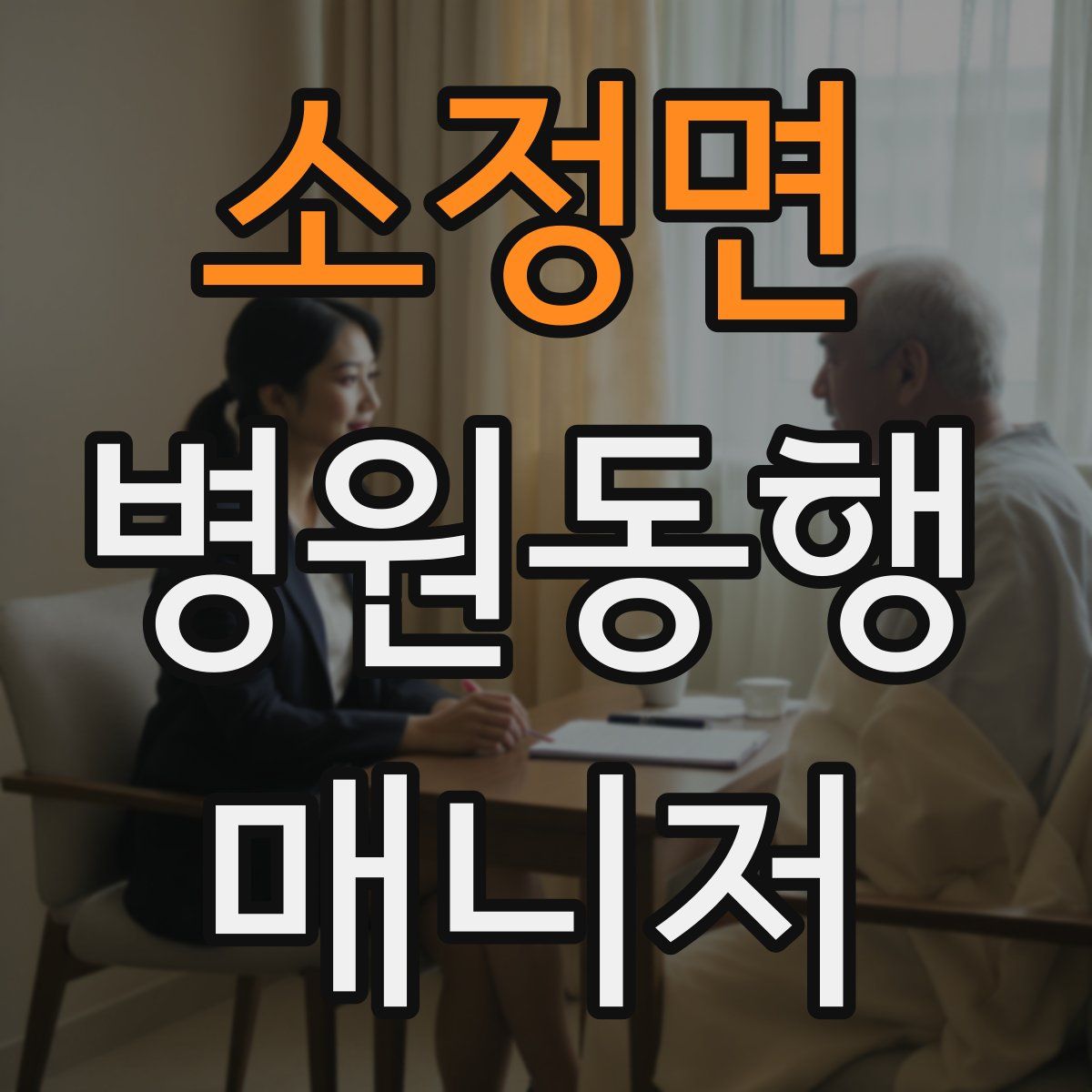 소정면 병원동행매니저 자격증