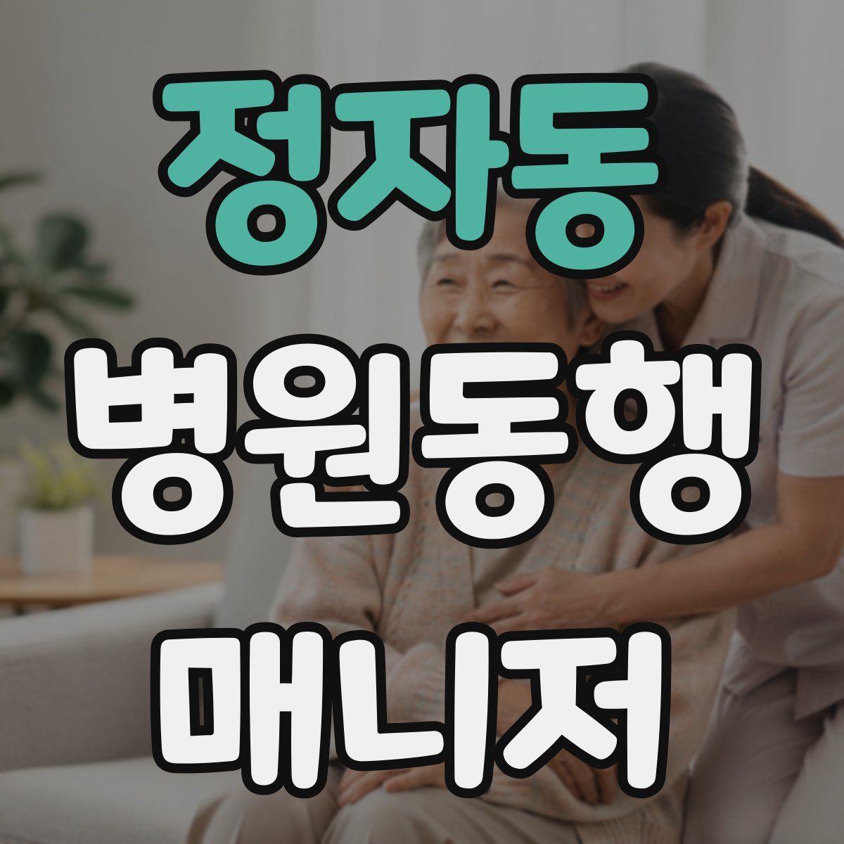 정자동 병원동행매니저 자격증