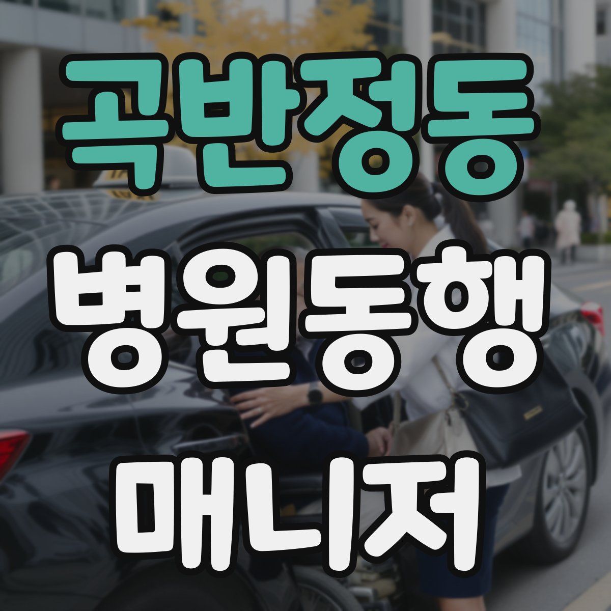 곡반정동 병원동행매니저 자격증