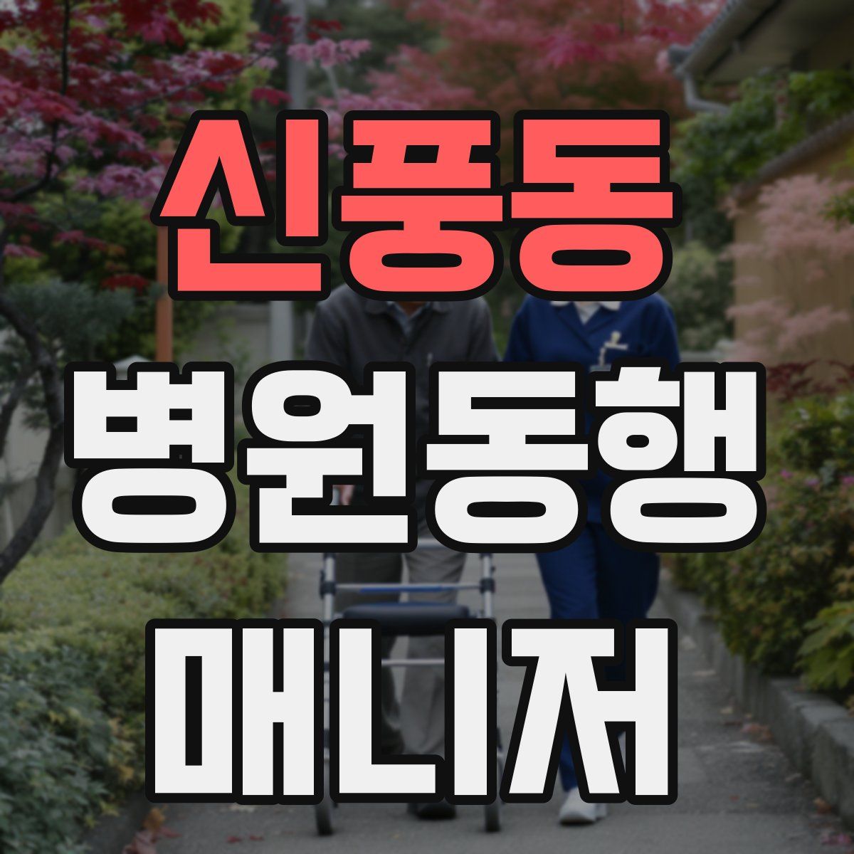 신풍동 병원동행매니저 자격증