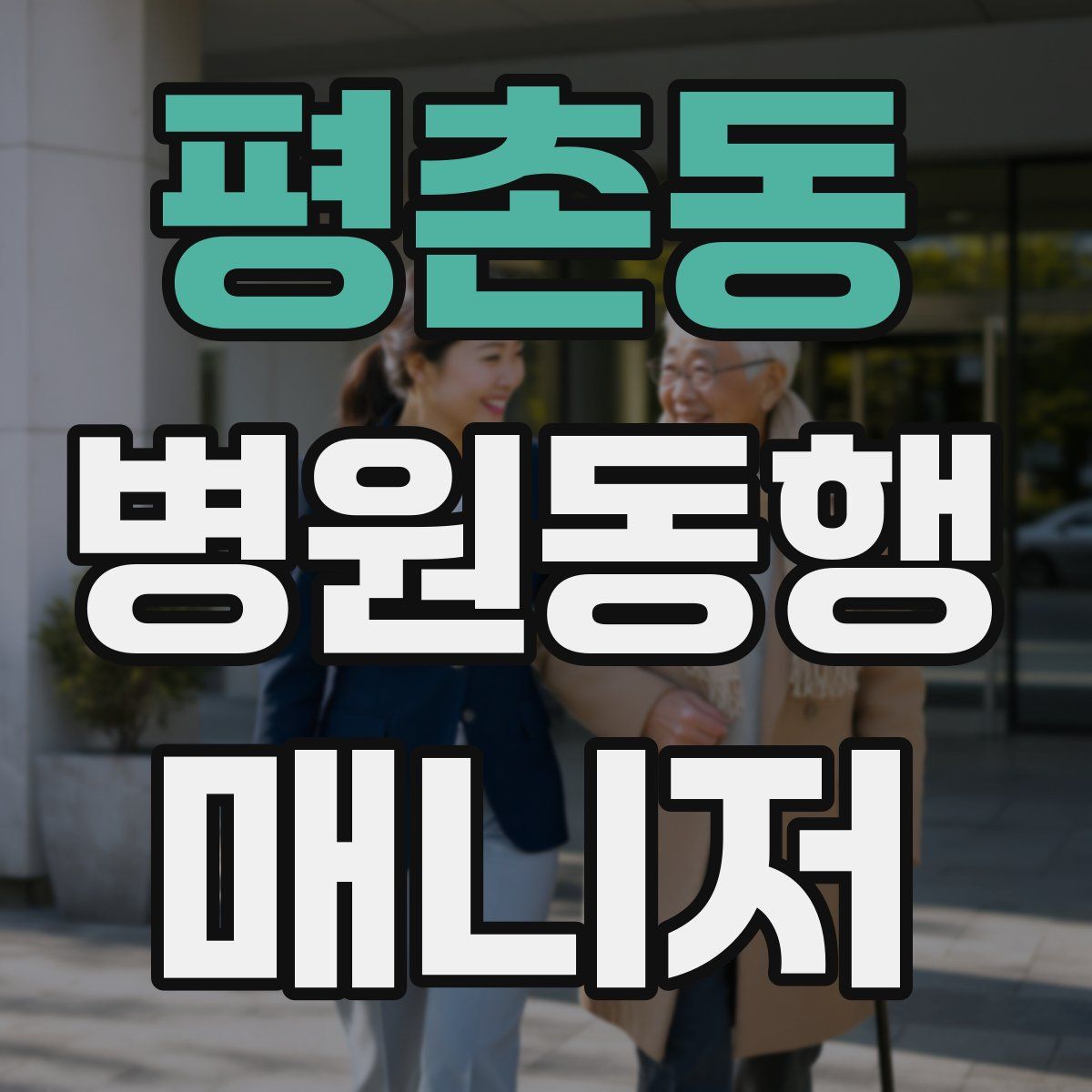 평촌동 병원동행매니저 자격증