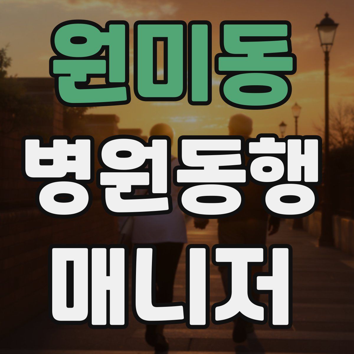 원미동 병원동행매니저 자격증