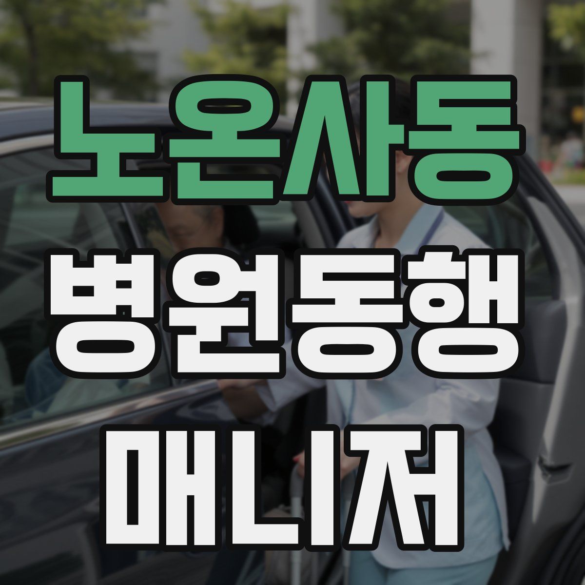 노온사동 병원동행매니저 자격증