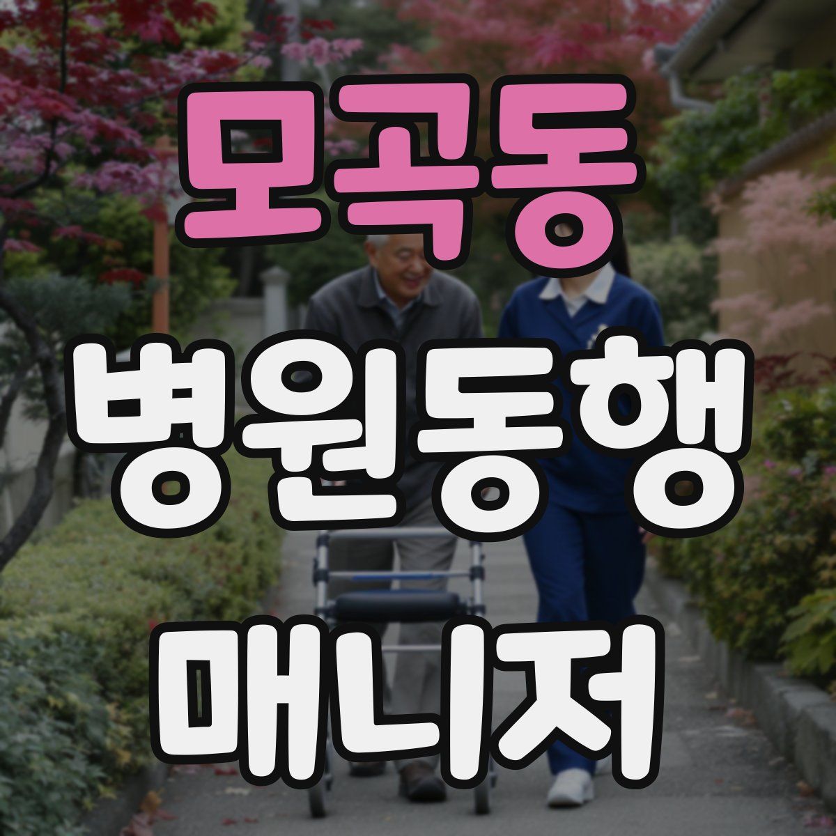 모곡동 병원동행매니저 자격증