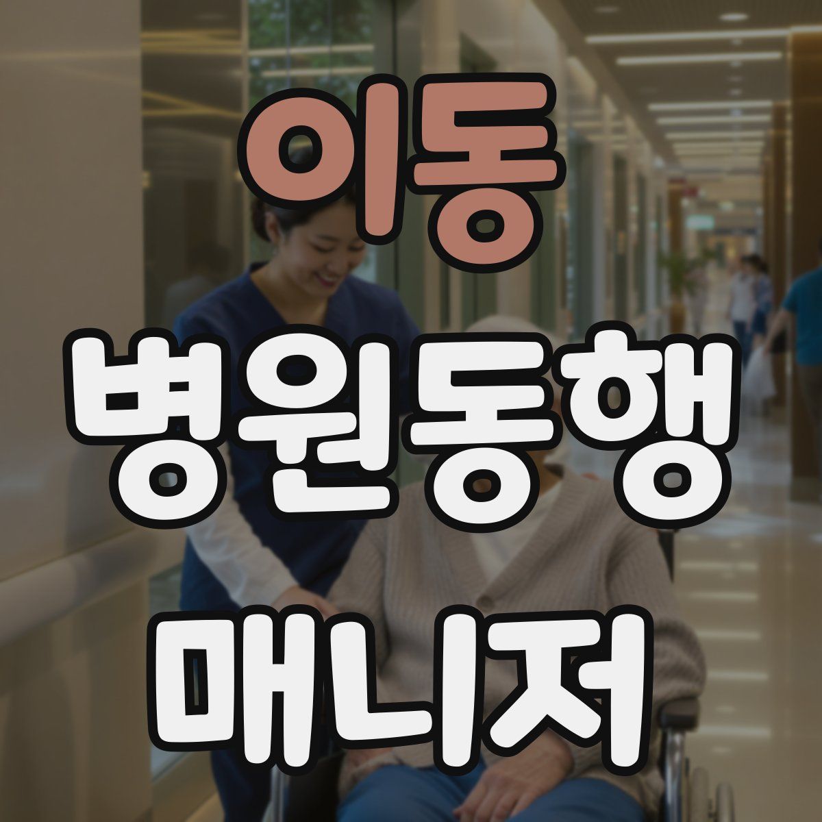이동 병원동행매니저 자격증