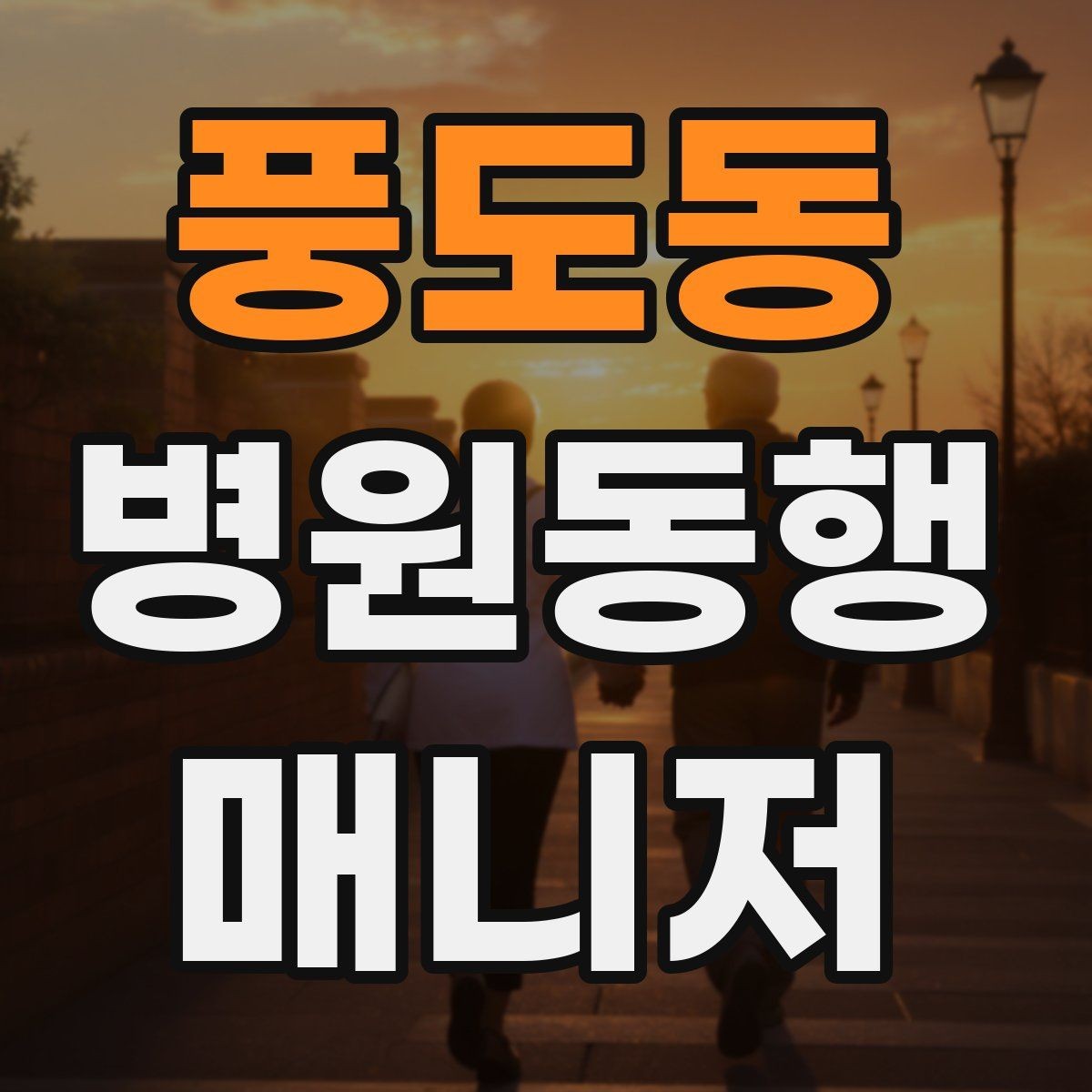 풍도동 병원동행매니저 자격증 단발성 동행과 정기 동행 차이