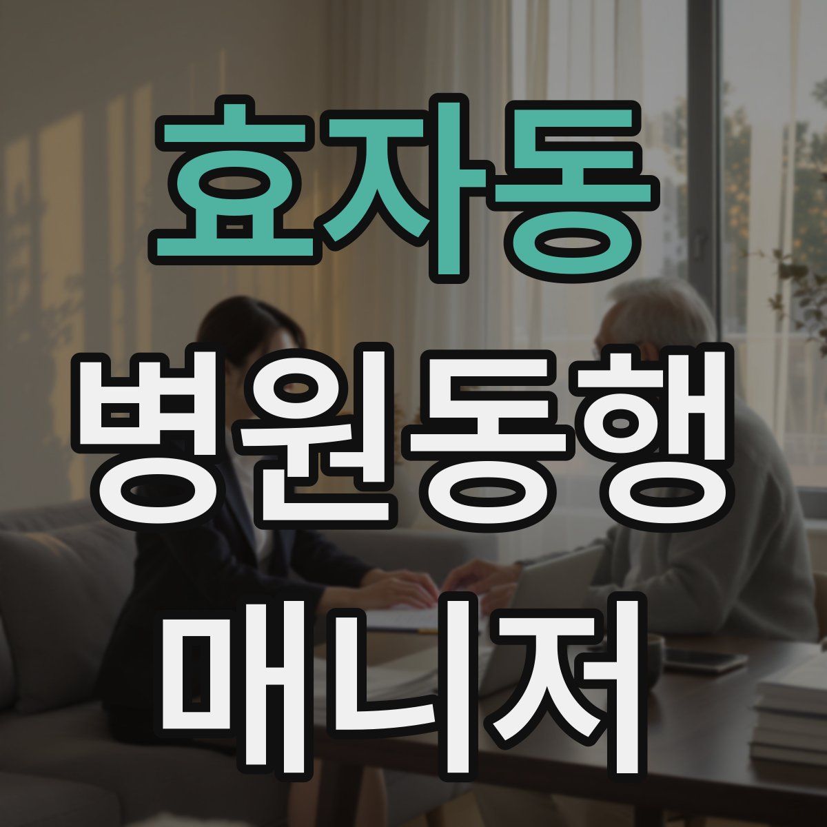 효자동 병원동행매니저 자격증