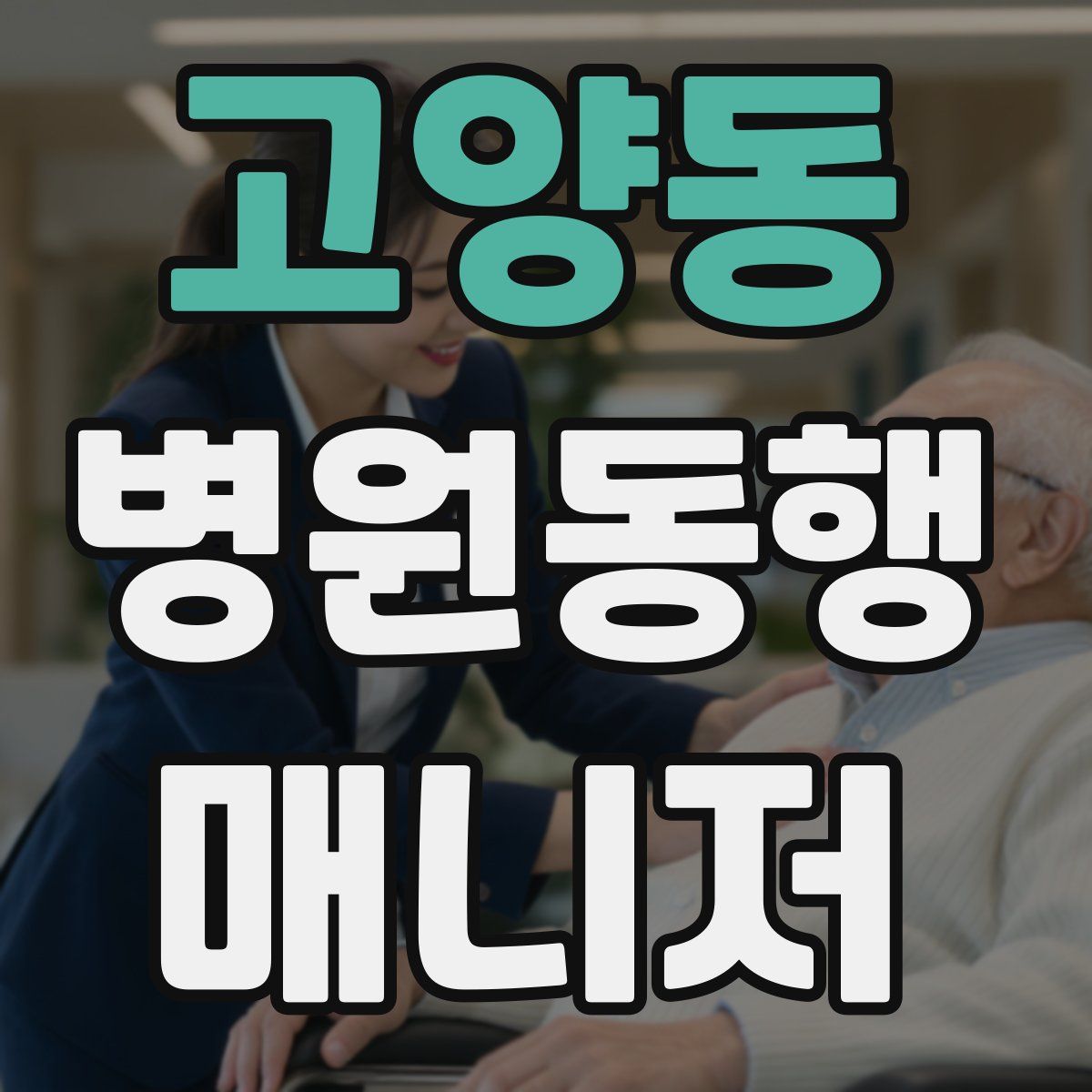 고양동 병원동행매니저 자격증