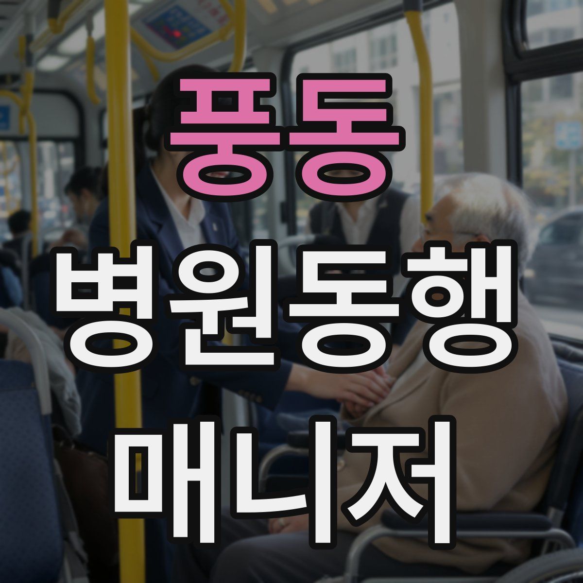 풍동 병원동행매니저 자격증