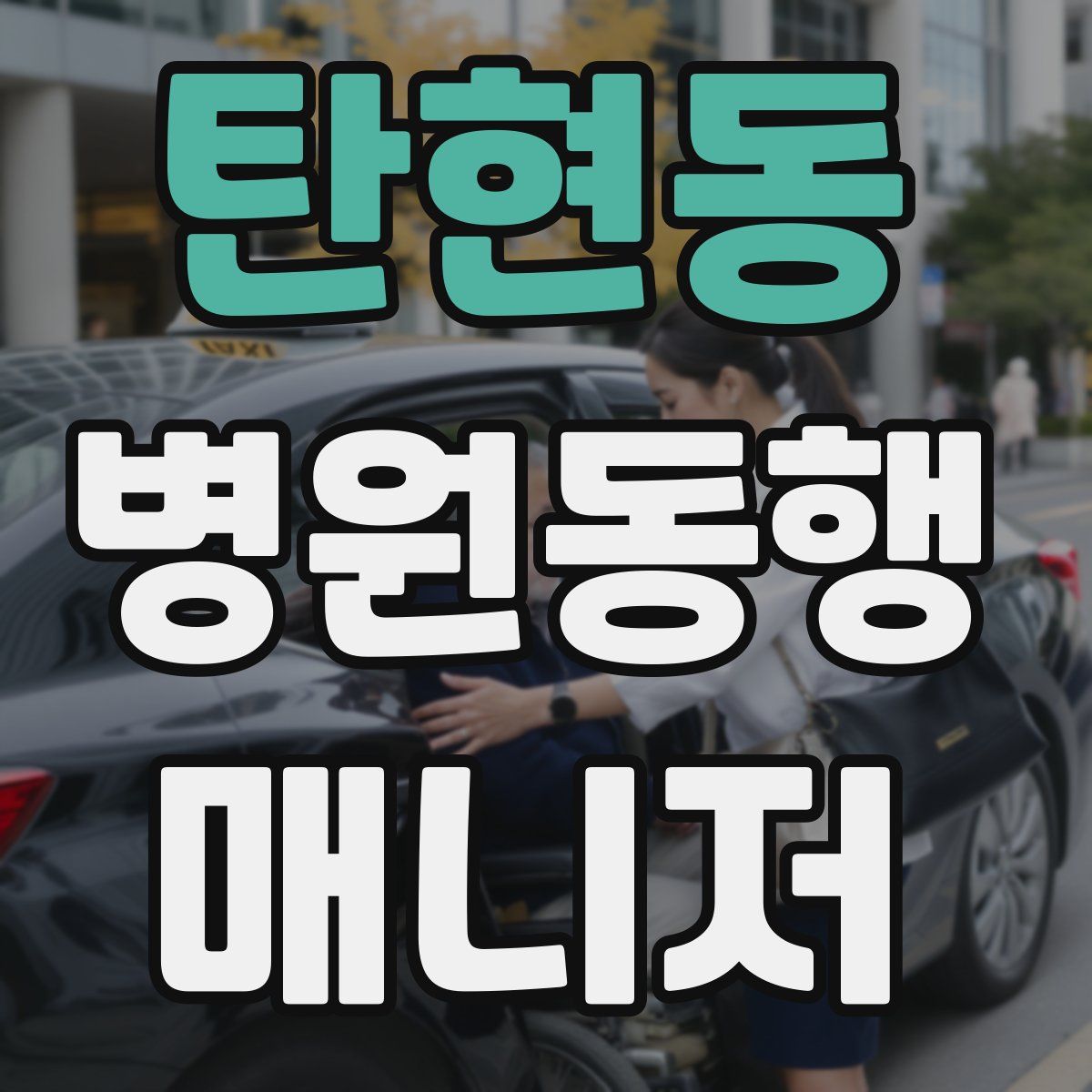 탄현동 병원동행매니저 자격증