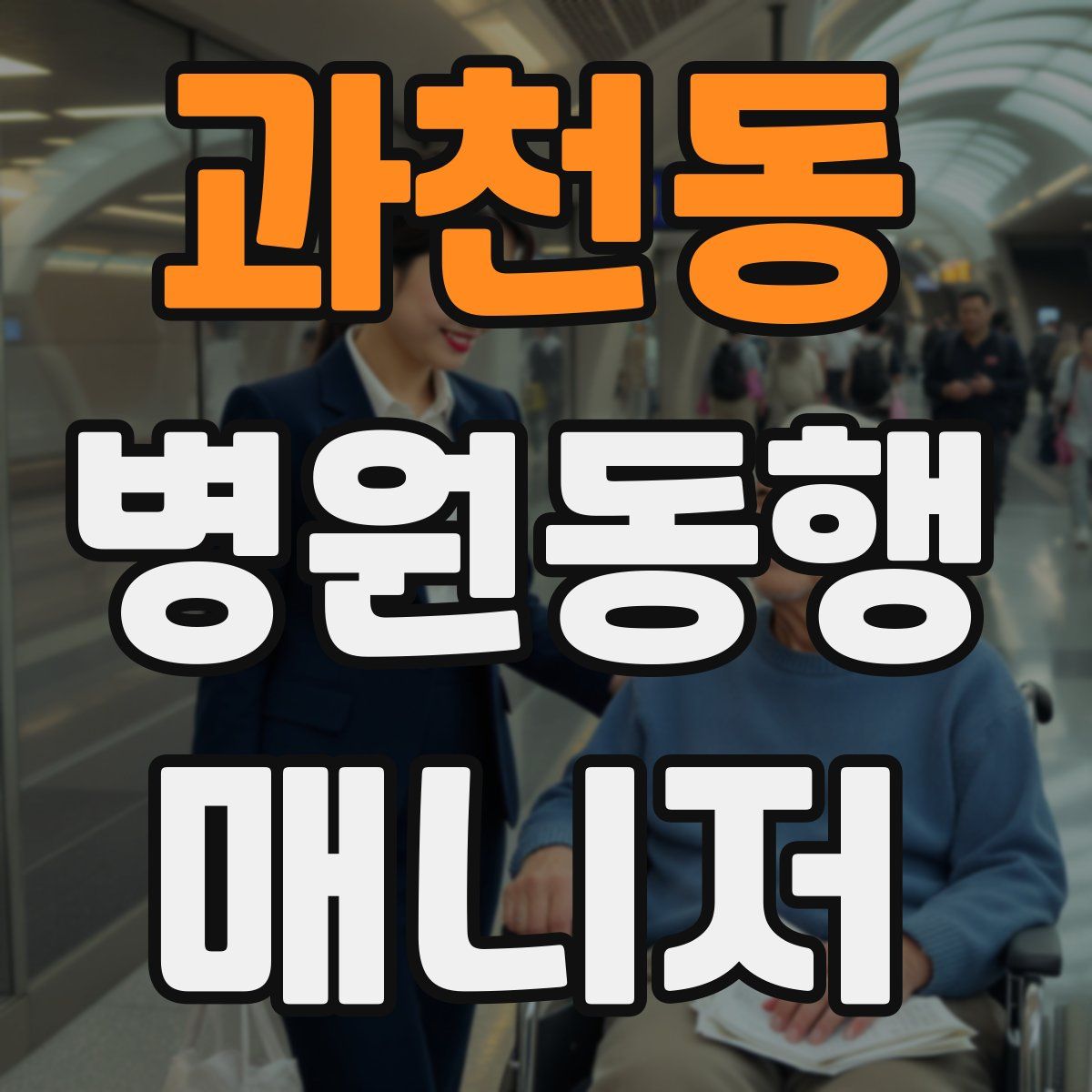 과천동 병원동행매니저 자격증