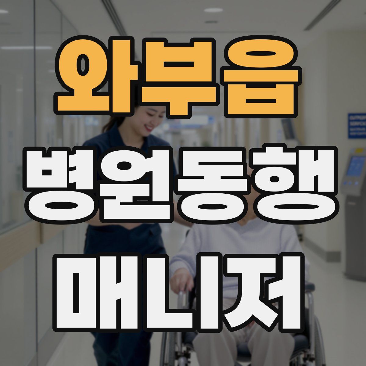 와부읍 병원동행매니저 자격증