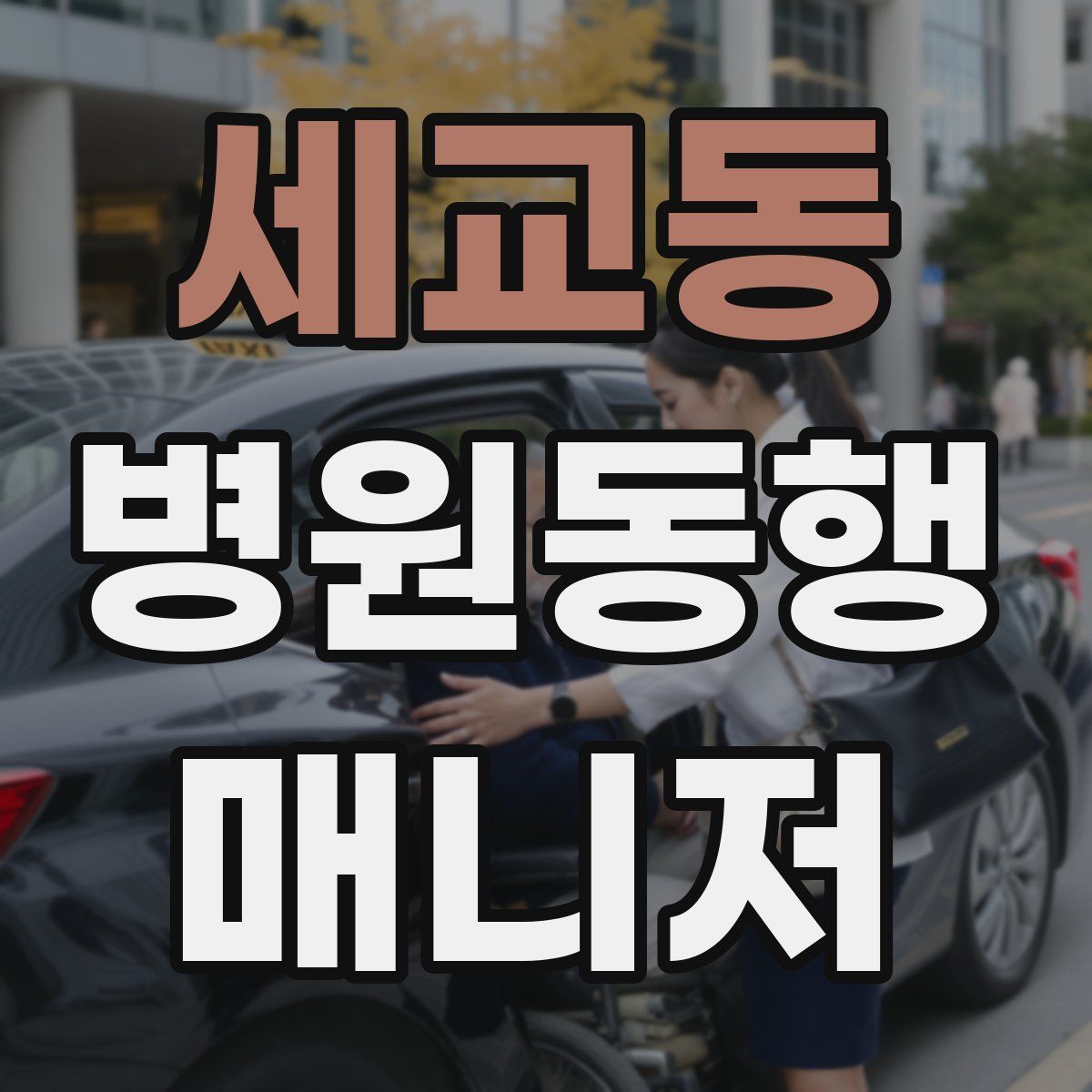 세교동 병원동행매니저 자격증