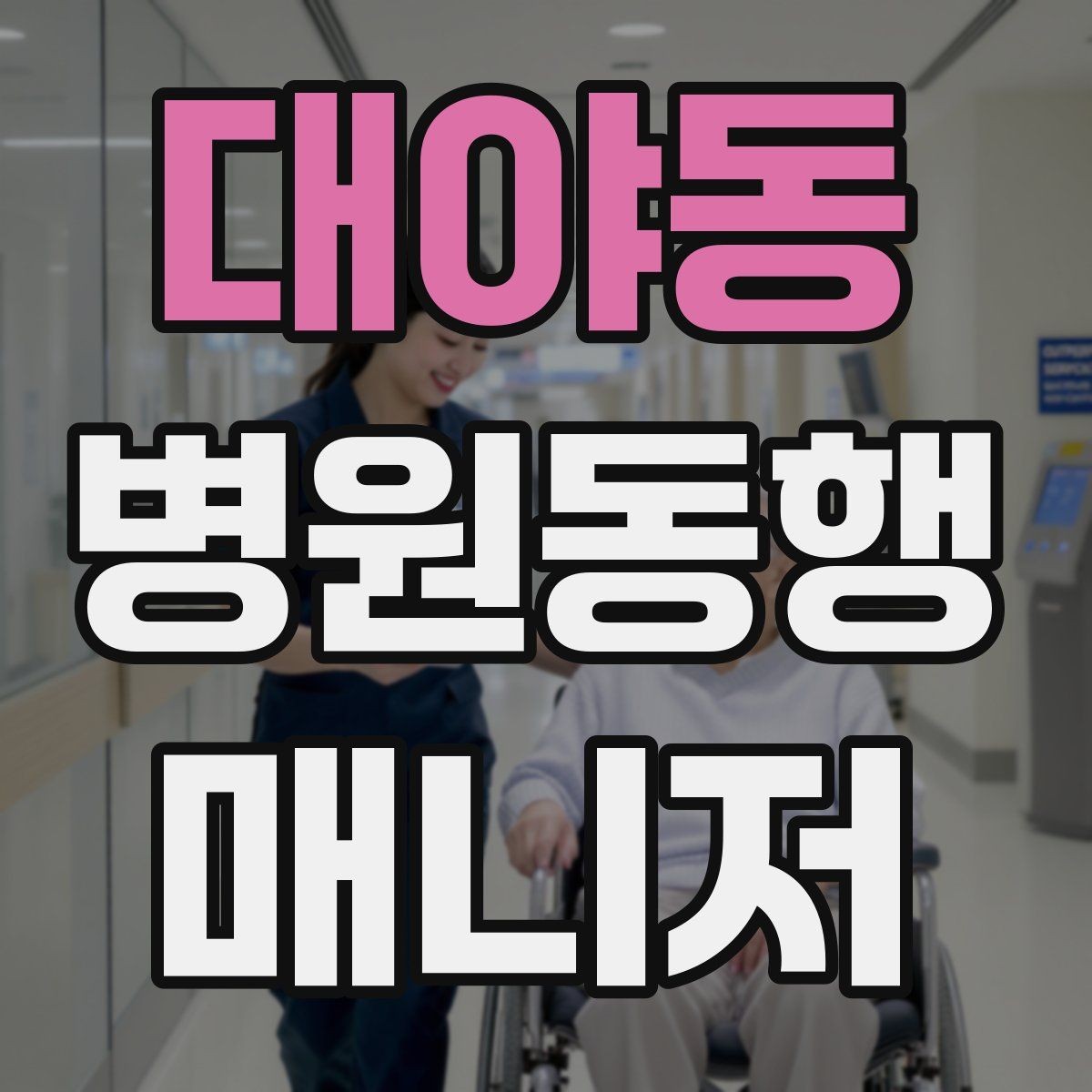 대야동 병원동행매니저 자격증 취득하면 가능한 활동 범위는 어디까지일까
