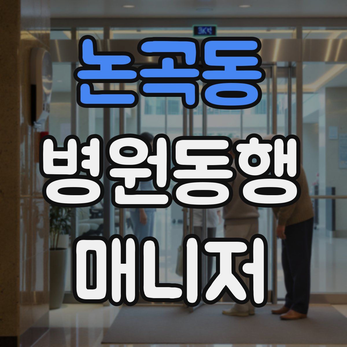 논곡동 병원동행매니저 자격증