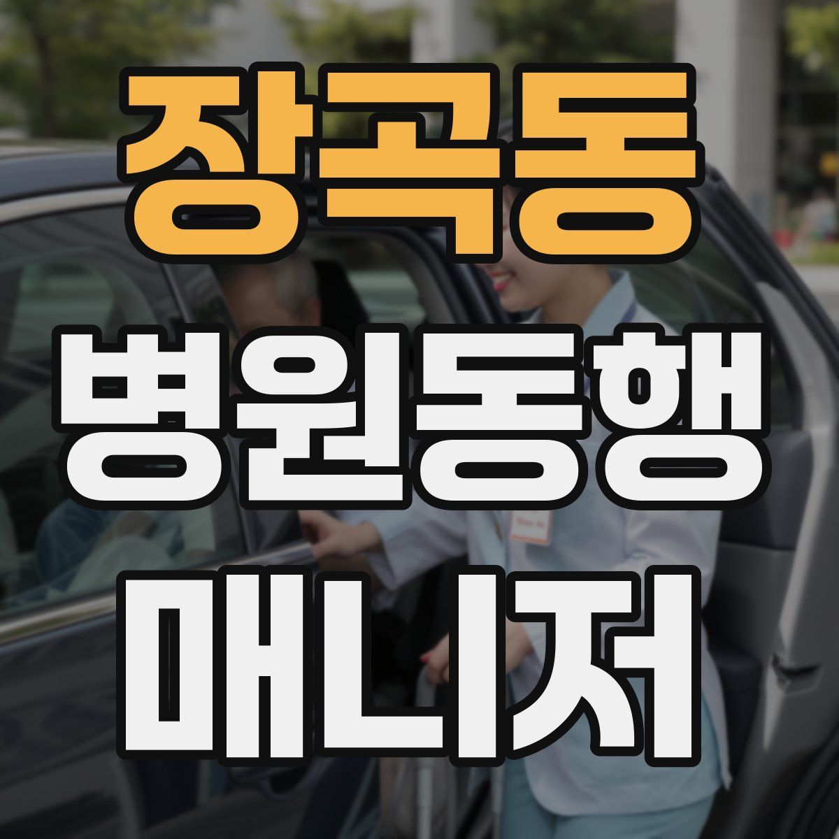 장곡동 병원동행매니저 자격증