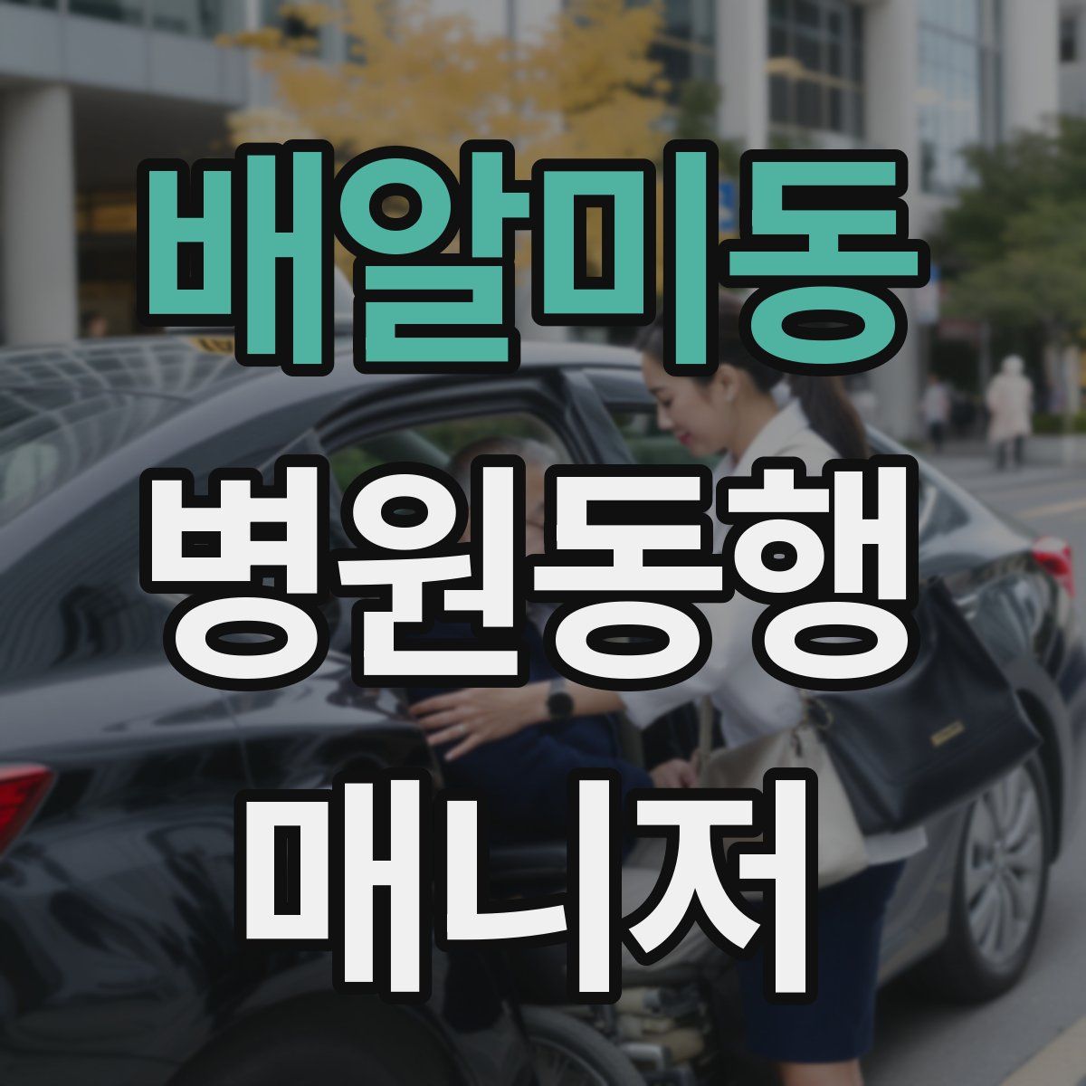 배알미동 병원동행매니저 자격증