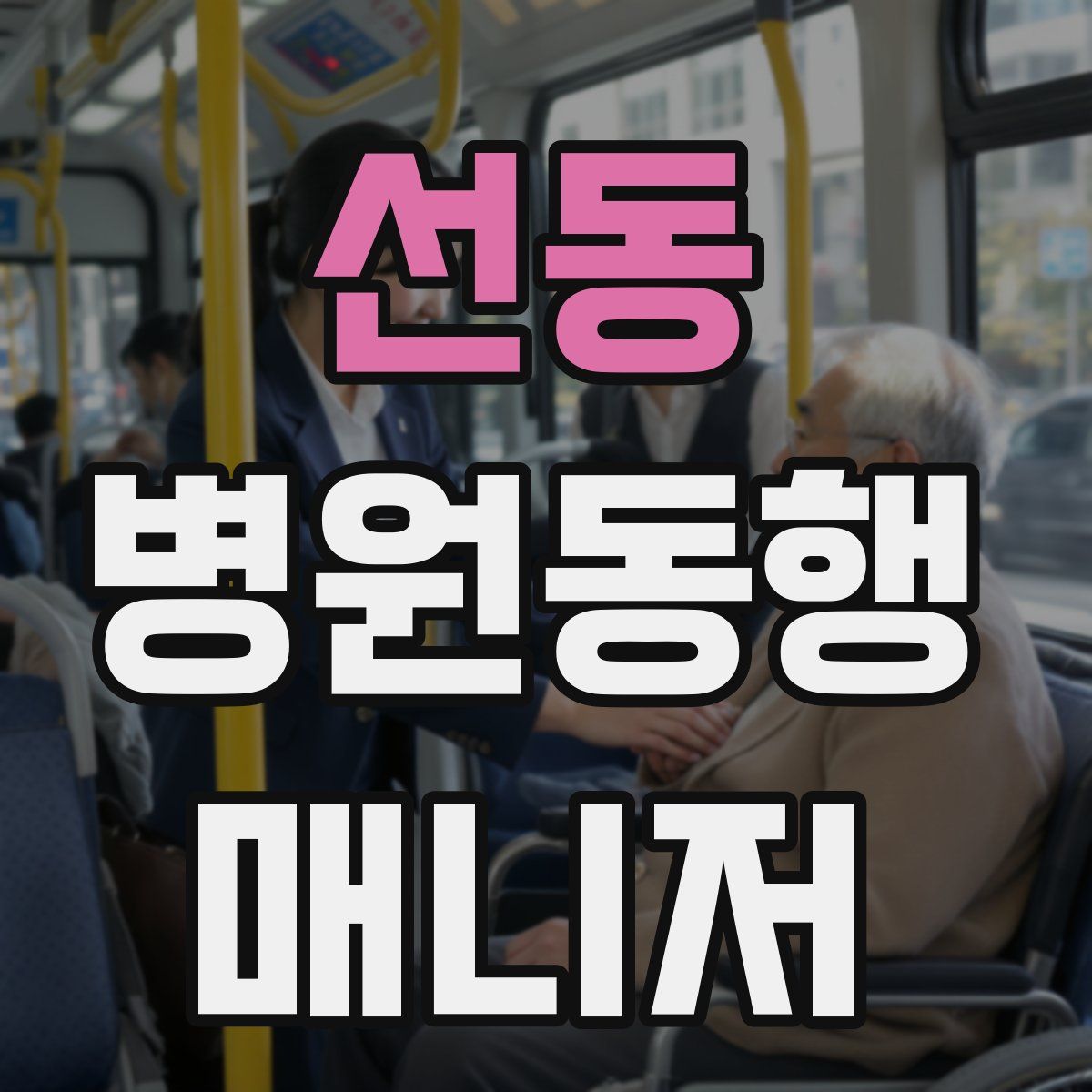 선동 병원동행매니저 자격증